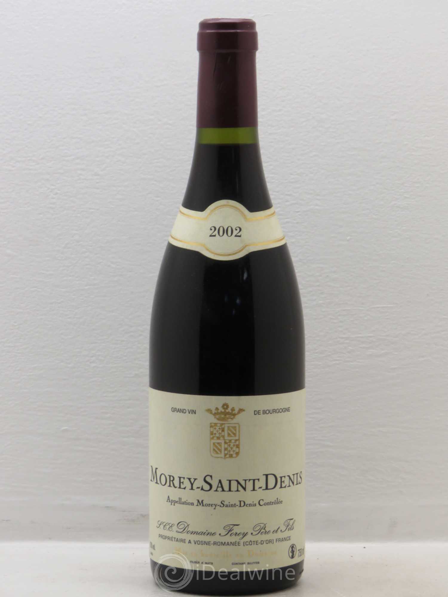 Morey-Saint-Denis Domaine Forey 2002 - Lot de 1 bouteille - 0