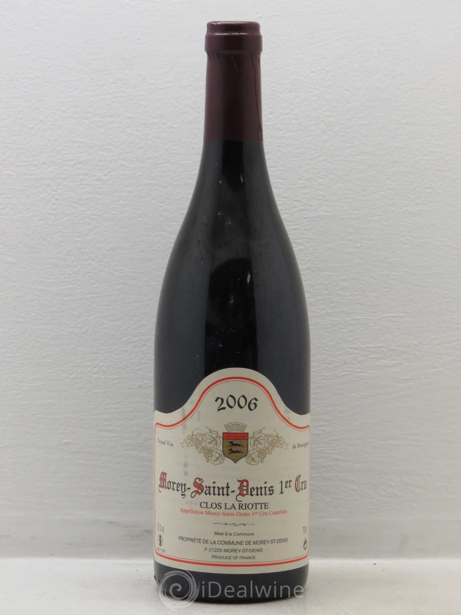Morey-Saint-Denis 1er Cru Clos La Riotte 2006 - Lot de 1 bouteille - 0