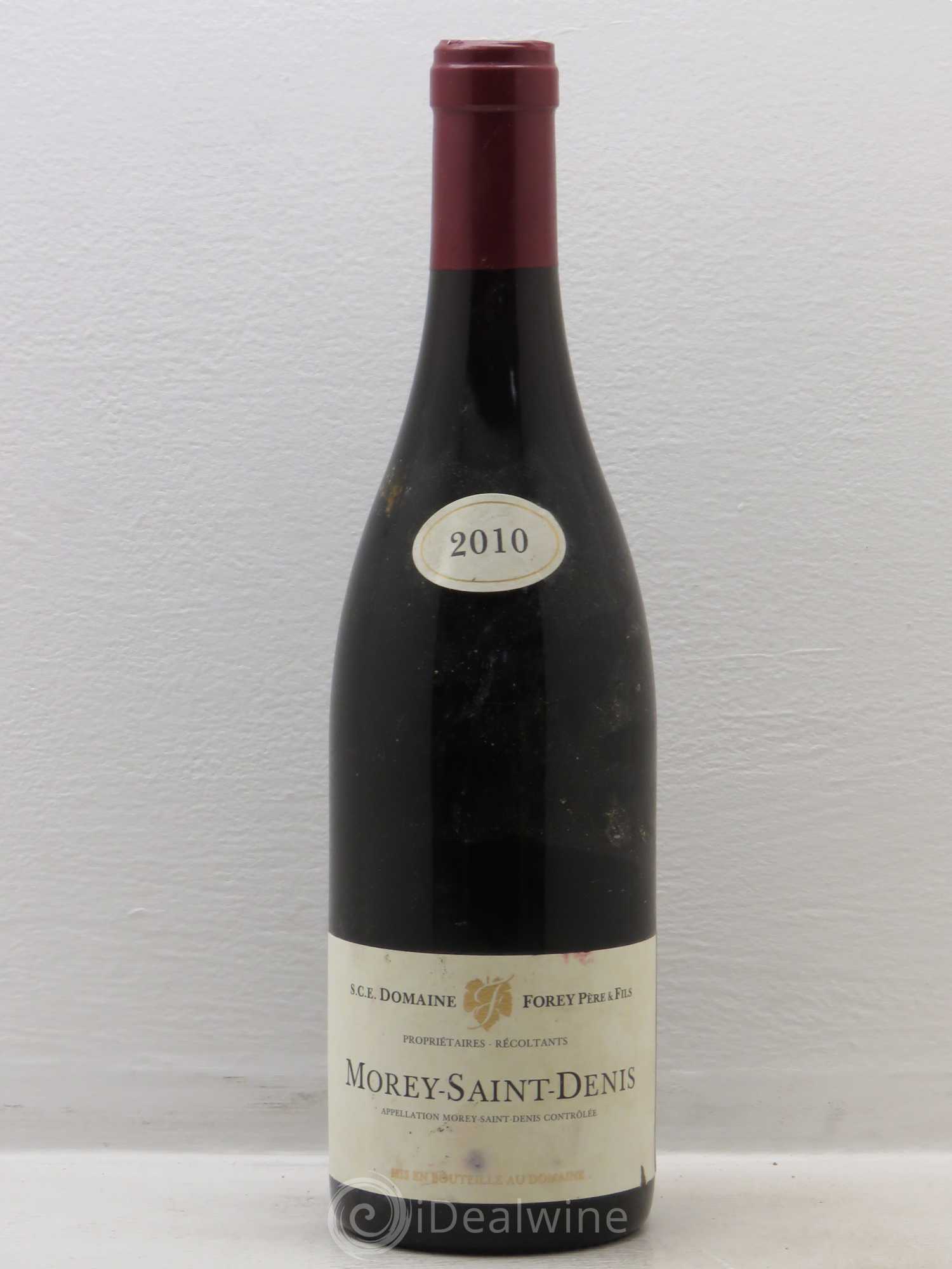 Morey-Saint-Denis Domaine Forey 2010 - Lot de 1 bouteille - 0