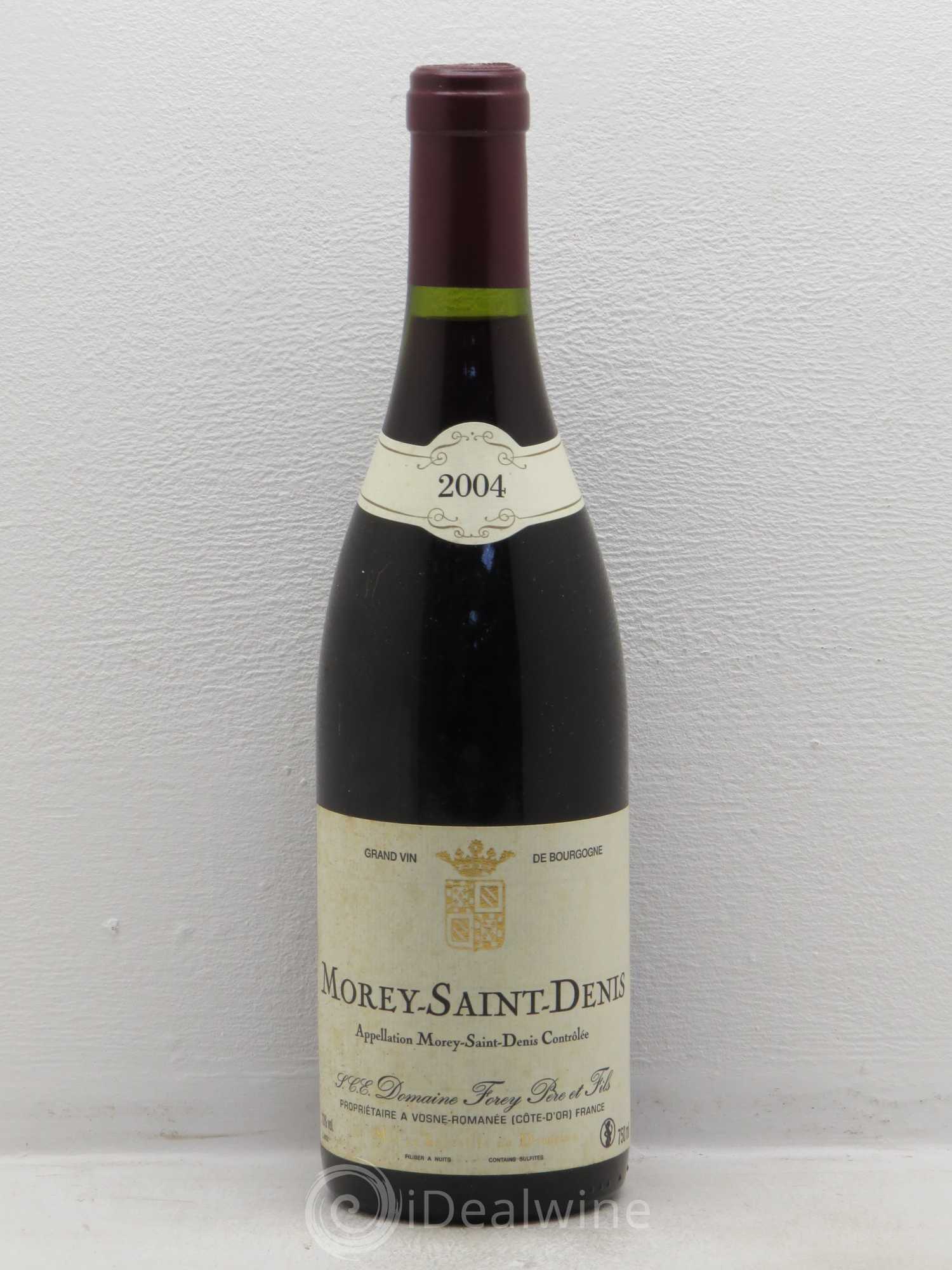 Morey-Saint-Denis Domaine Forey (sans prix de réserve) 2004 - Posten von 1 Flasche - 0