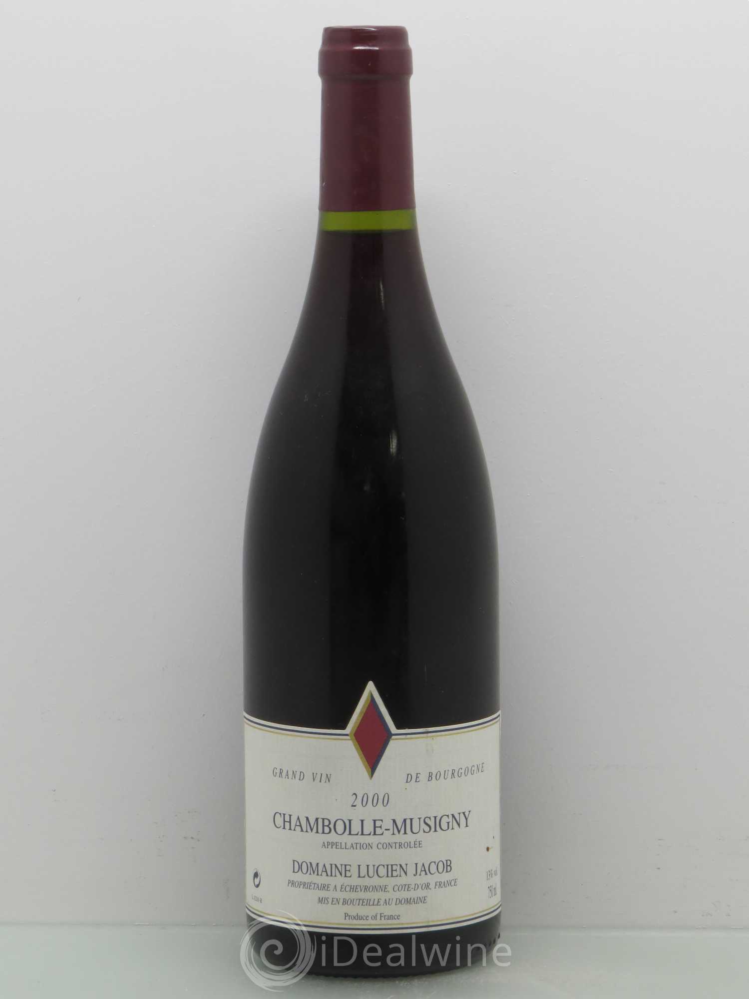 Chambolle-Musigny Domaine Lucien Jacob 2000 - Lot de 1 bouteille - 0