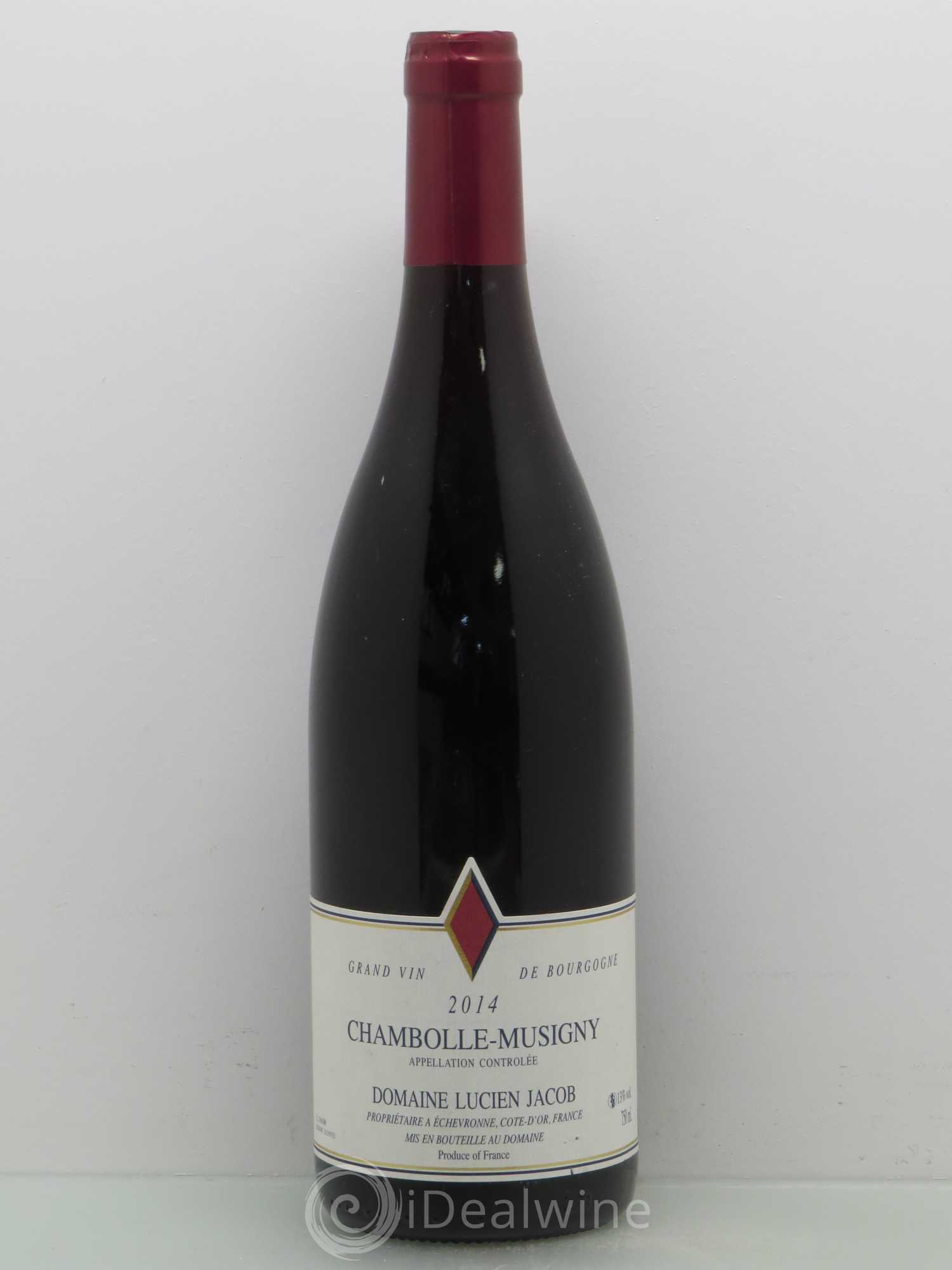 Chambolle-Musigny Domaine Lucien Jacob 2014 - Lot de 1 bouteille - 0