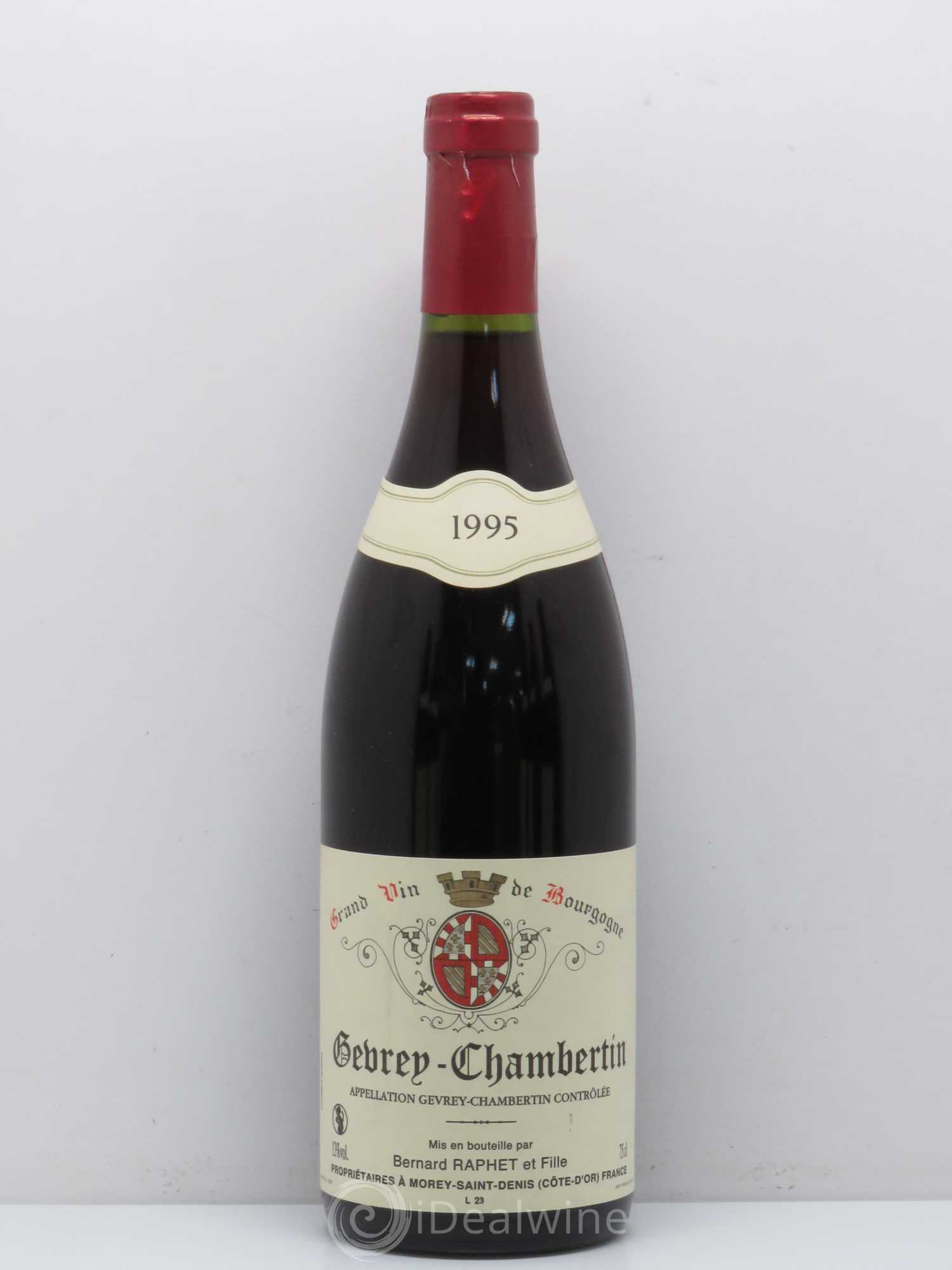 Gevrey-Chambertin Bernard Raphet 1995 - Lot de 1 bouteille - 0