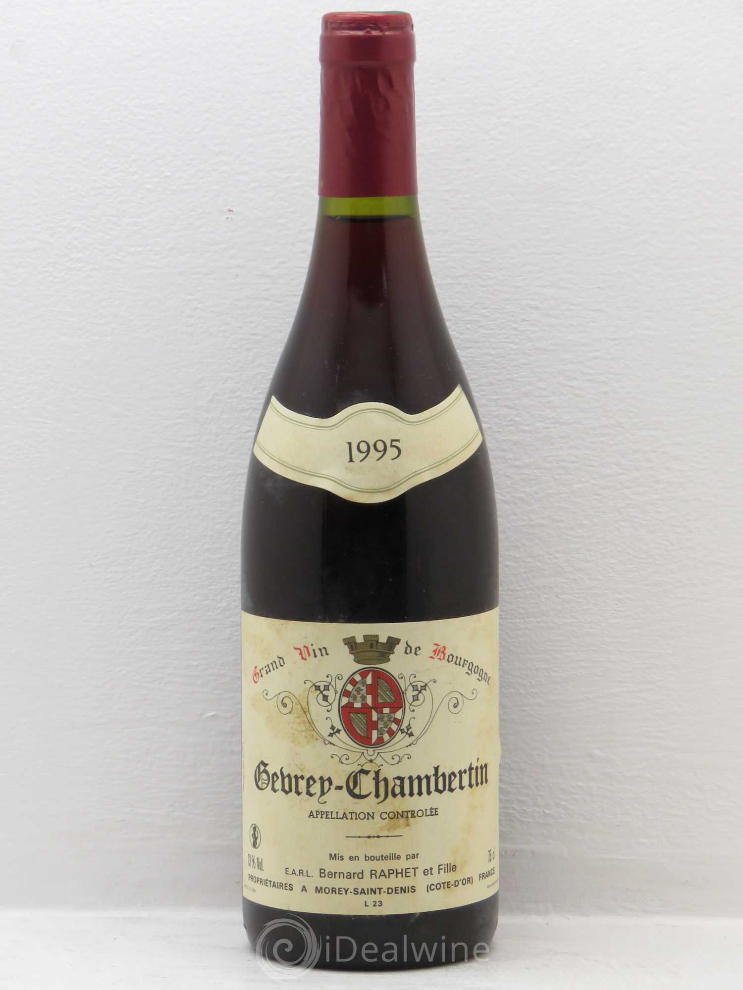 Gevrey-Chambertin Bernard Raphet (sans prix de réserve) 1995 - Posten von 6 Flaschen - 0