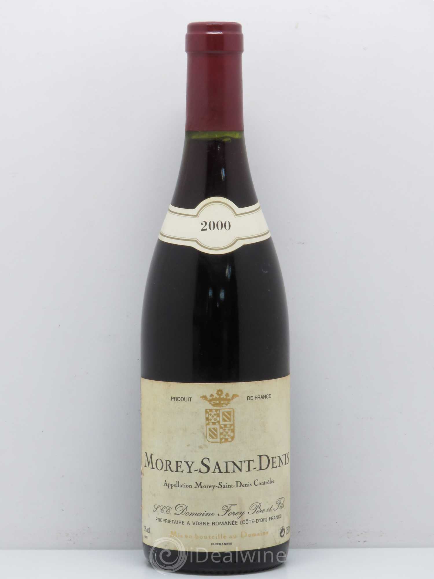 Morey-Saint-Denis 1er Cru Forey 2000 - Lot de 1 bouteille - 0