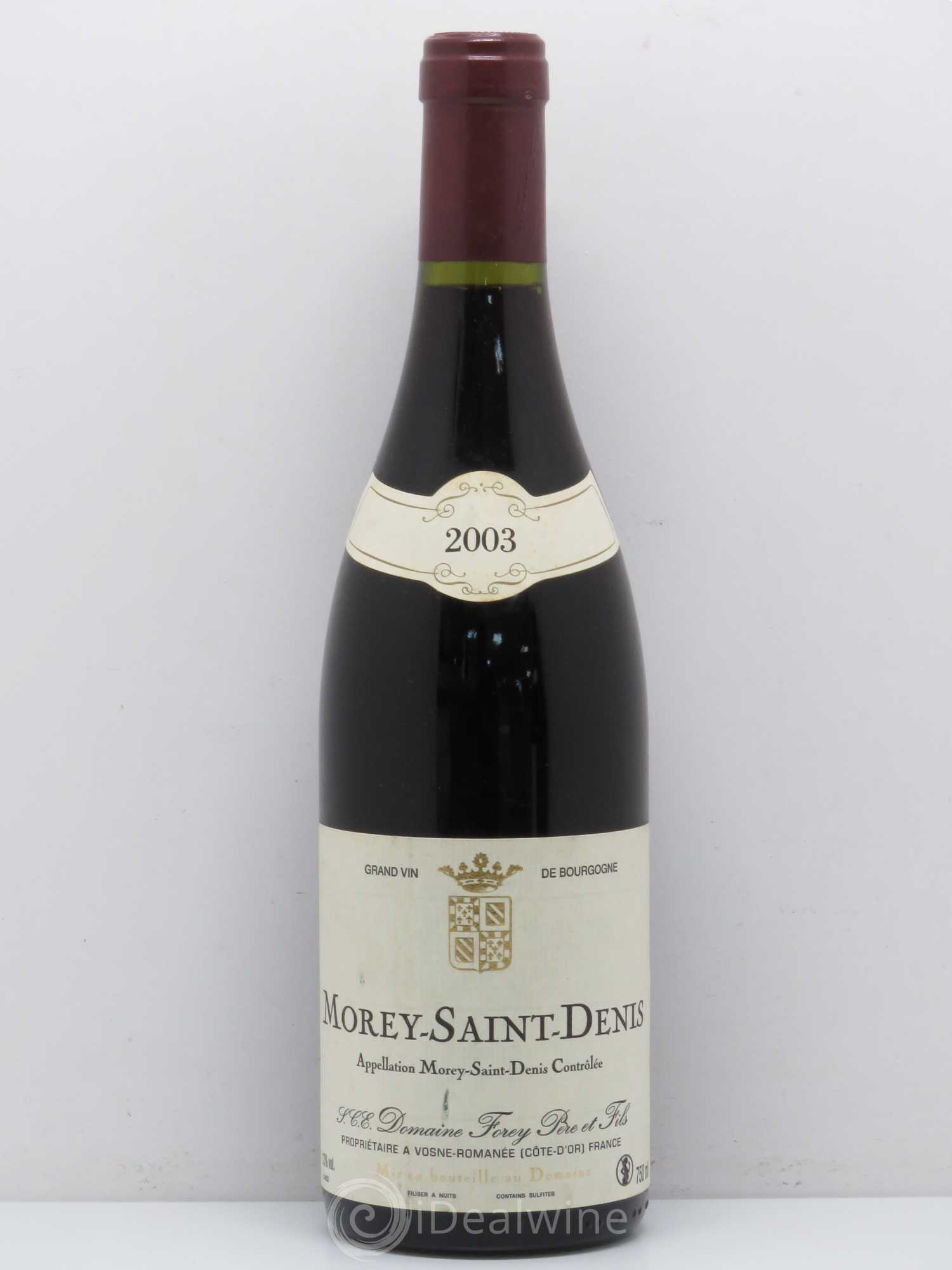 Morey-Saint-Denis Forey 2003 - Lot de 1 bouteille - 0