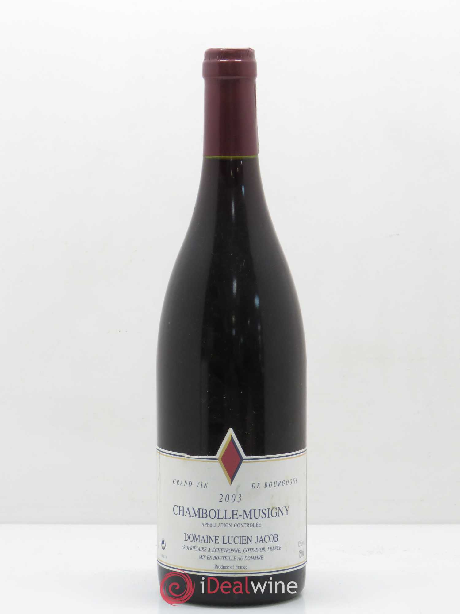 Chambolle-Musigny Domaine Lucien Jacob (sans prix de réserve) 2003 - Posten von 1 Flasche - 0