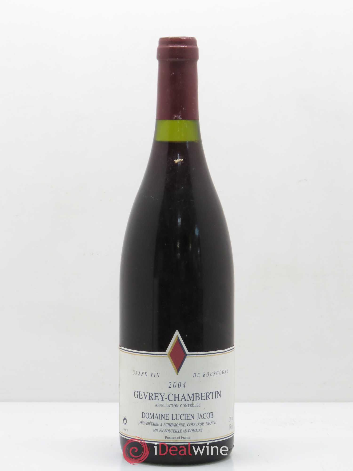 Gevrey-Chambertin Domaine Lucien Jacob 2004 - Lot de 1 bouteille - 0