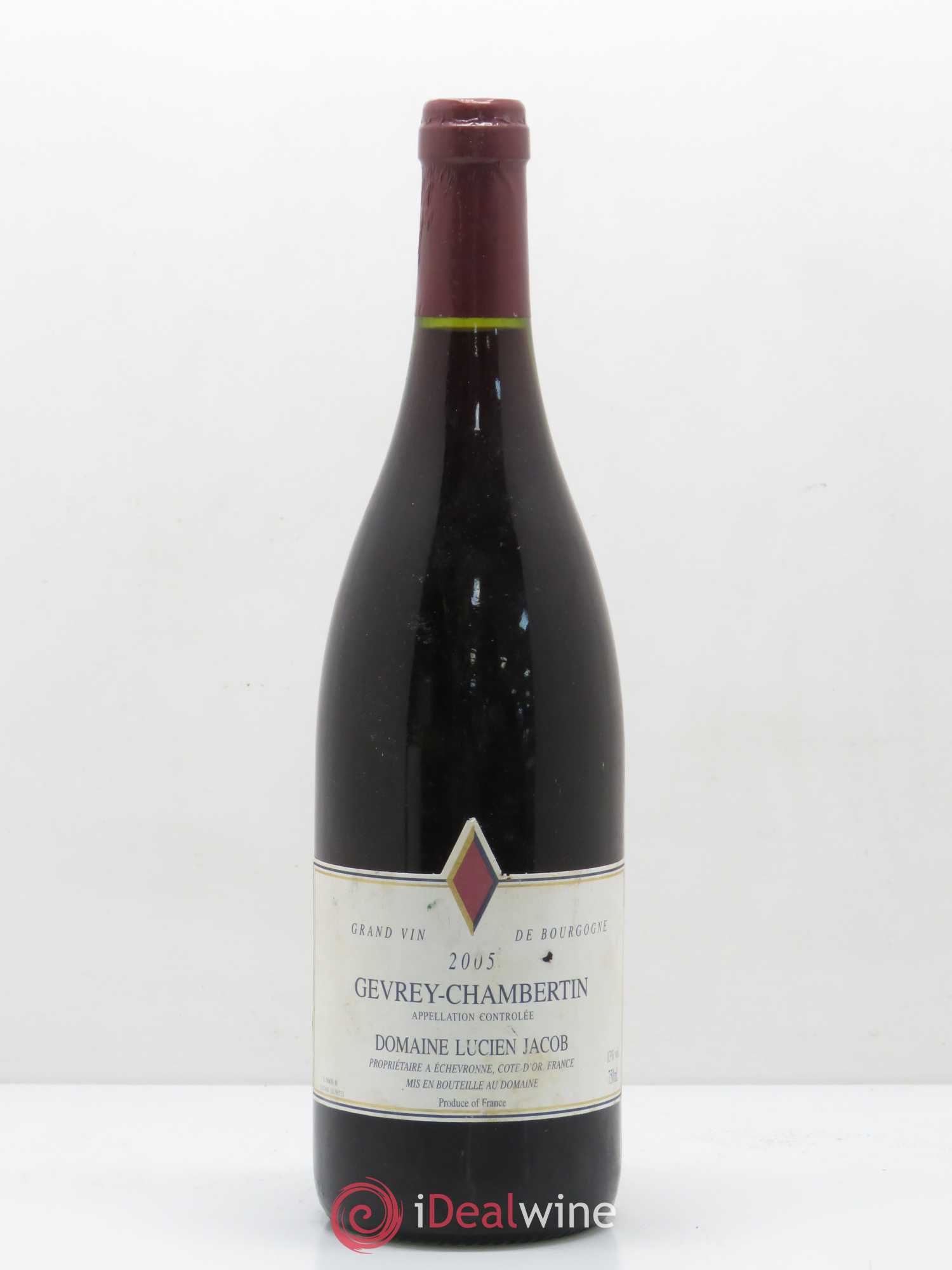 Gevrey-Chambertin Domaine Lucien Jacob 2005 - Lot de 1 bouteille - 0