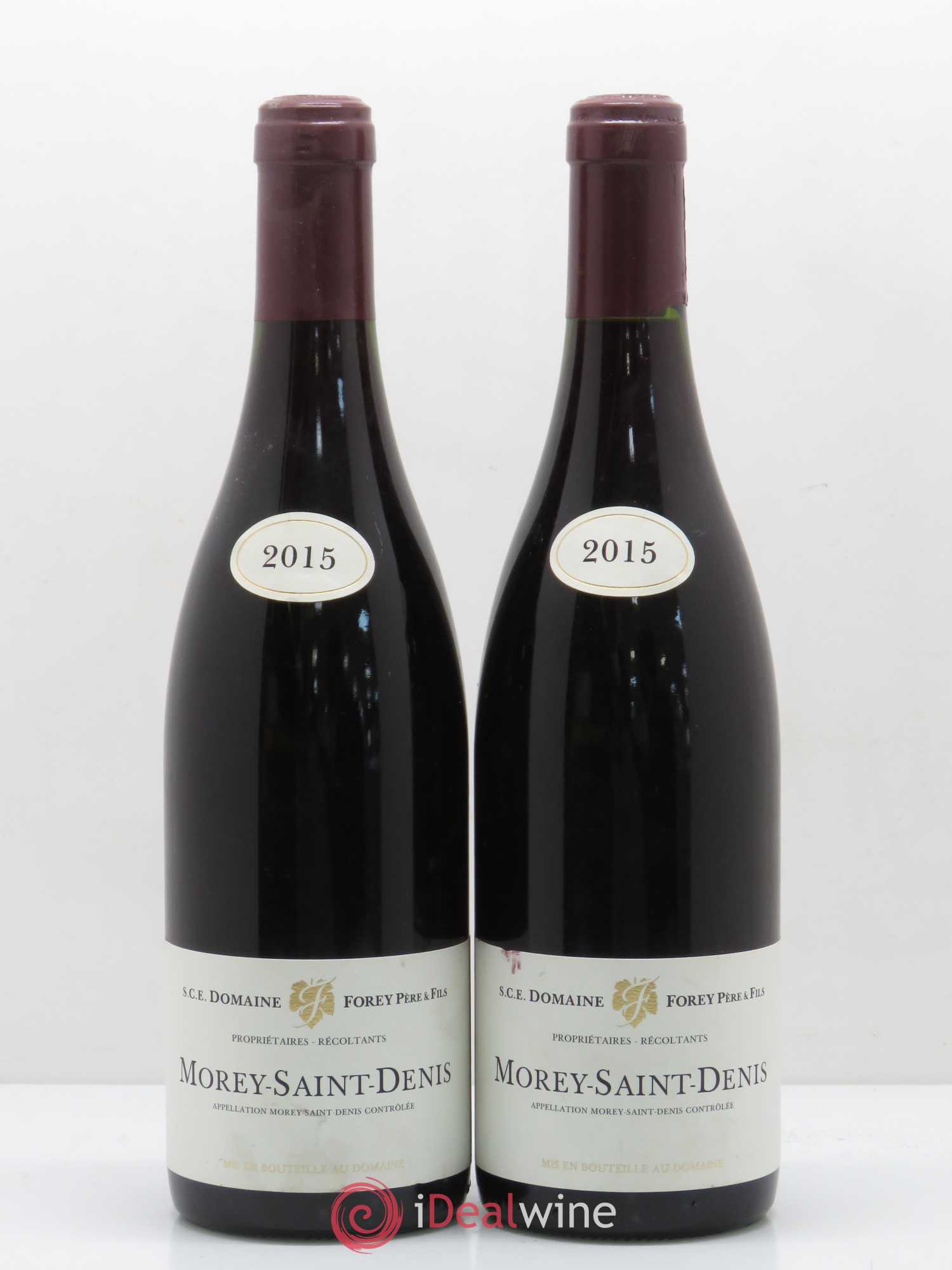 Morey-Saint-Denis Domaine Forey 2015 - Lot de 2 bouteilles - 0