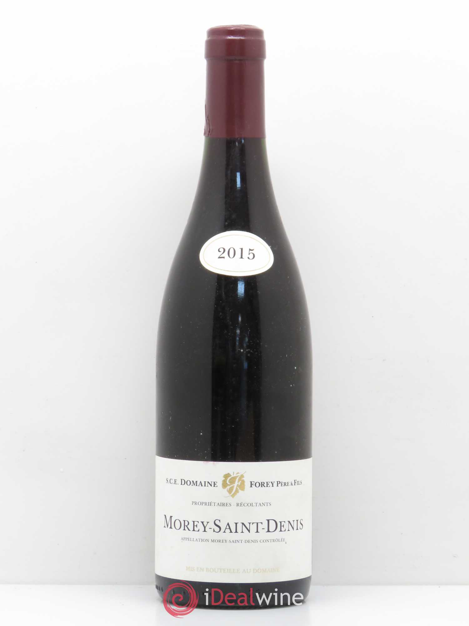 Morey-Saint-Denis Domaine Forey 2015 - Lot de 1 bouteille - 0