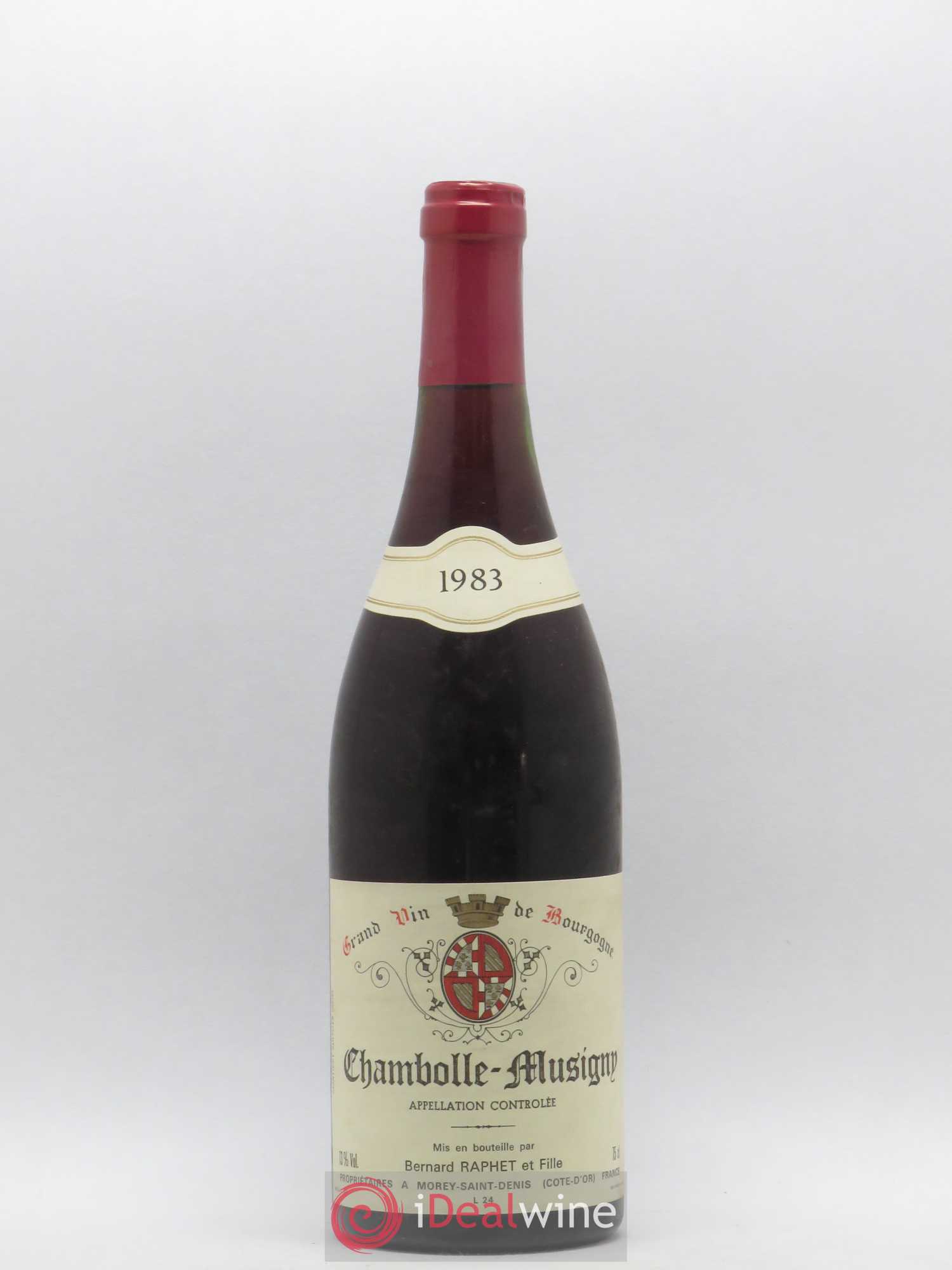 Chambolle-Musigny Bernard Raphet et Fille 1983 - Posten von 1 Flasche - 0