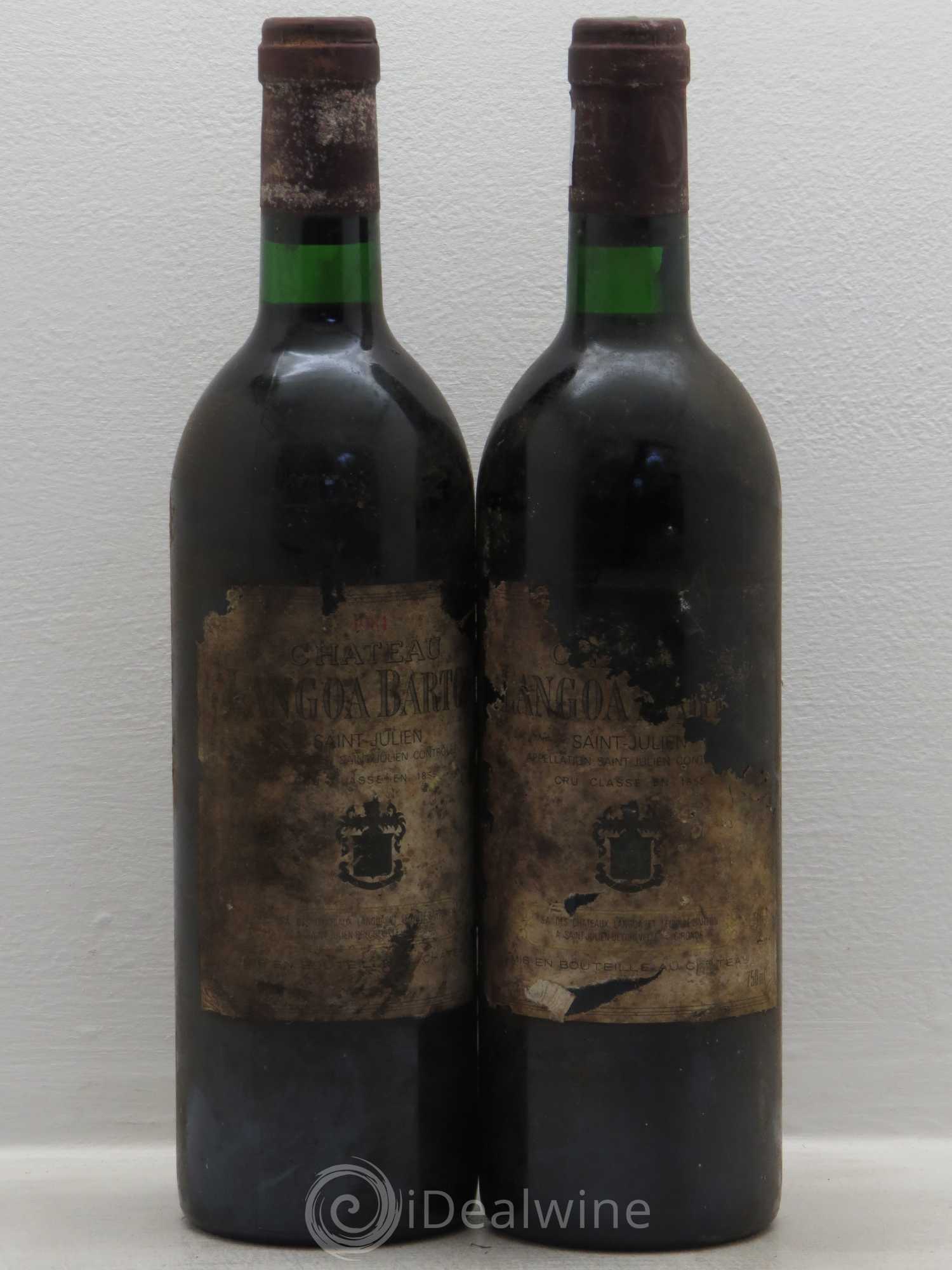 Château Langoa Barton 3ème Grand Cru Classé (sans prix de réserve) 1984 - Lot de 2 bouteilles - 0