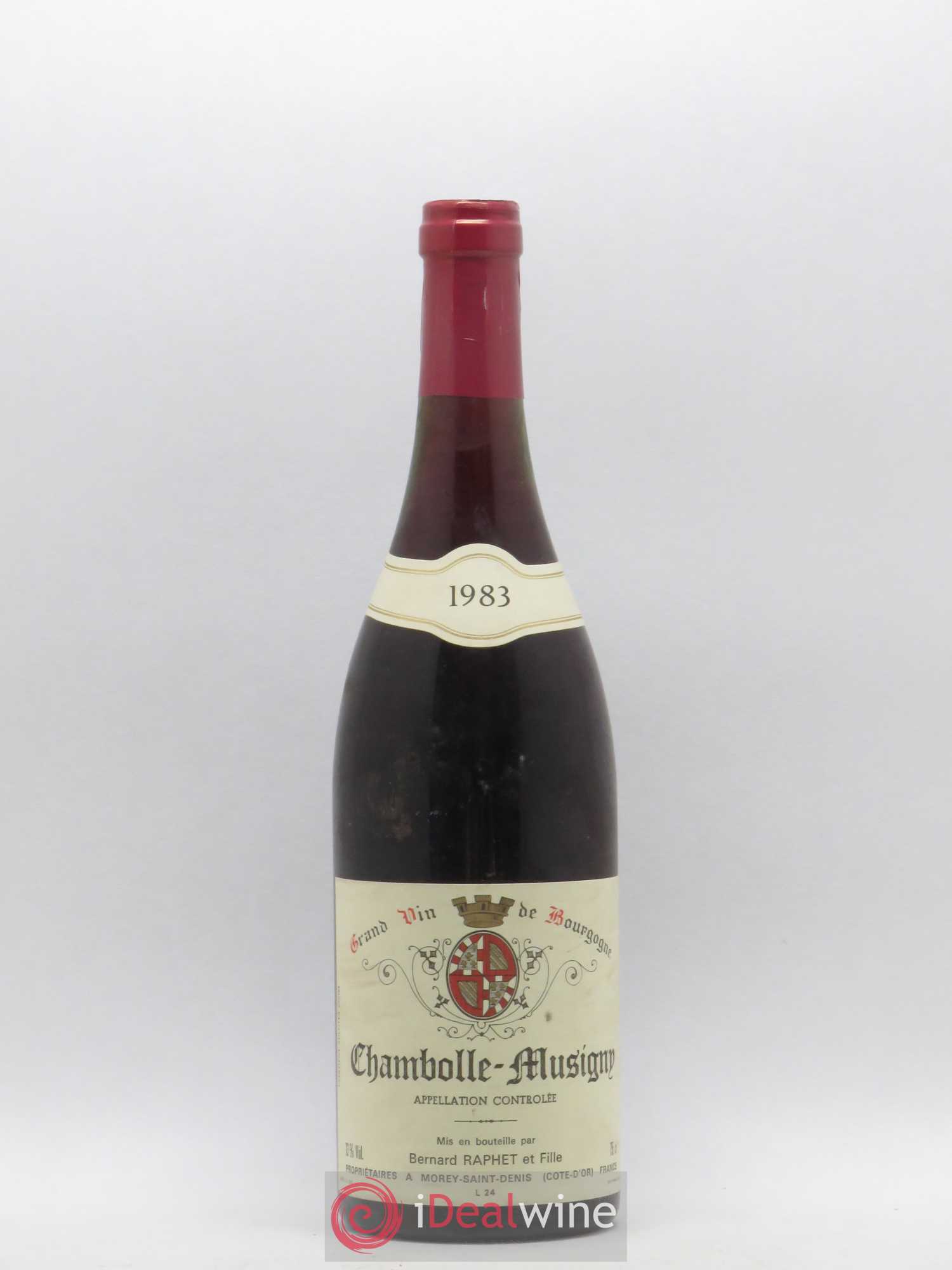 Chambolle-Musigny Bernard Raphet et Fille 1983 - Posten von 1 Flasche - 0