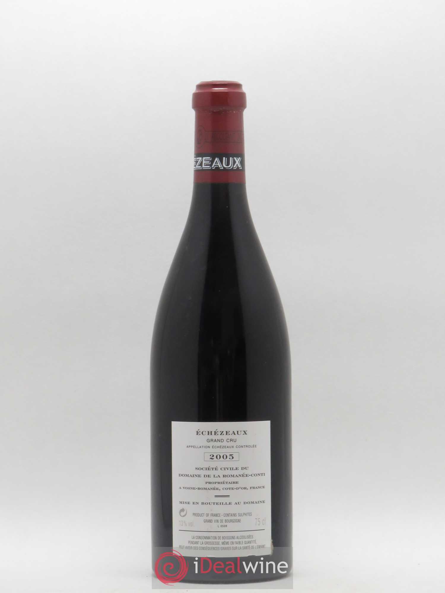 Echezeaux Grand Cru Domaine de la Romanée-Conti 2005 - Lot de 1 bouteille - 1