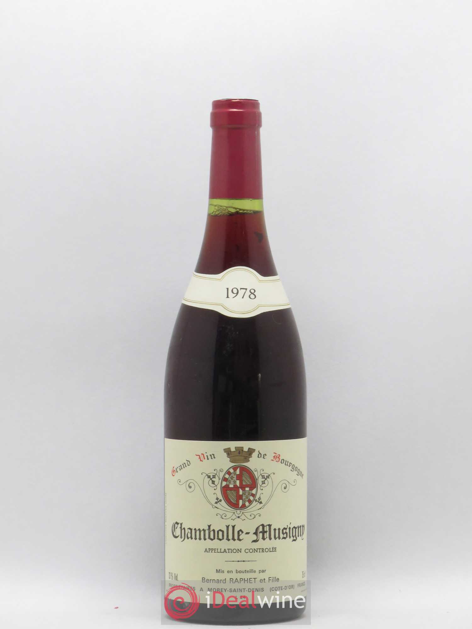 Chambolle-Musigny Bernard Raphet et Fille 1978 - Posten von 1 Flasche - 0