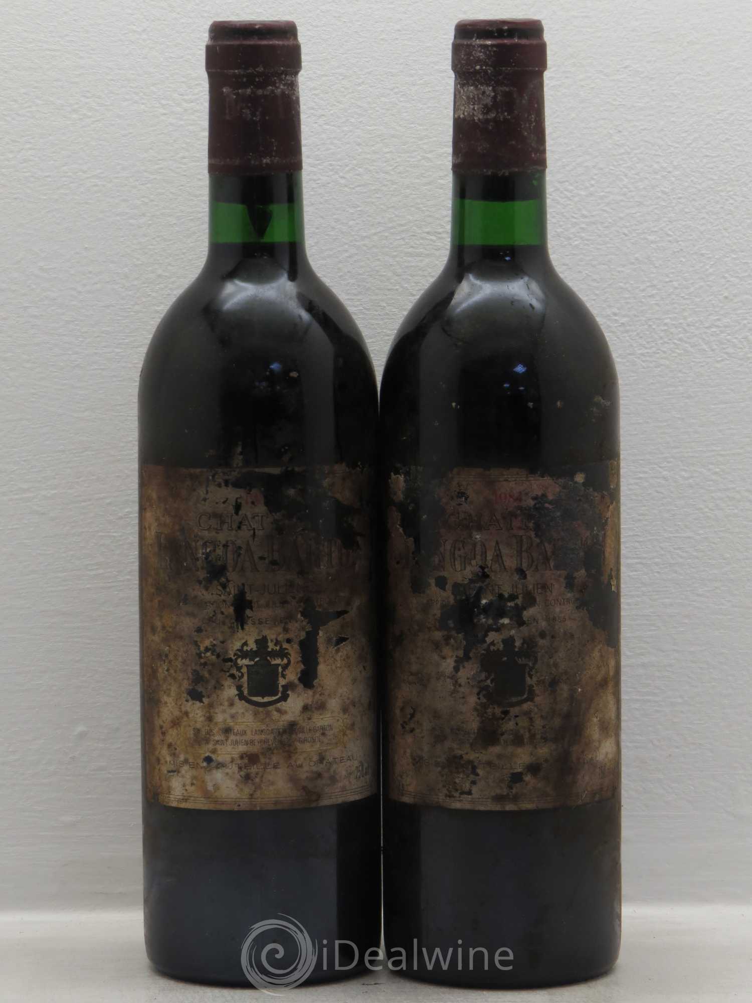 Château Langoa Barton 3ème Grand Cru Classé (senza prezzo di riserva) 1984 - Lotto di 2 bottiglie - 0