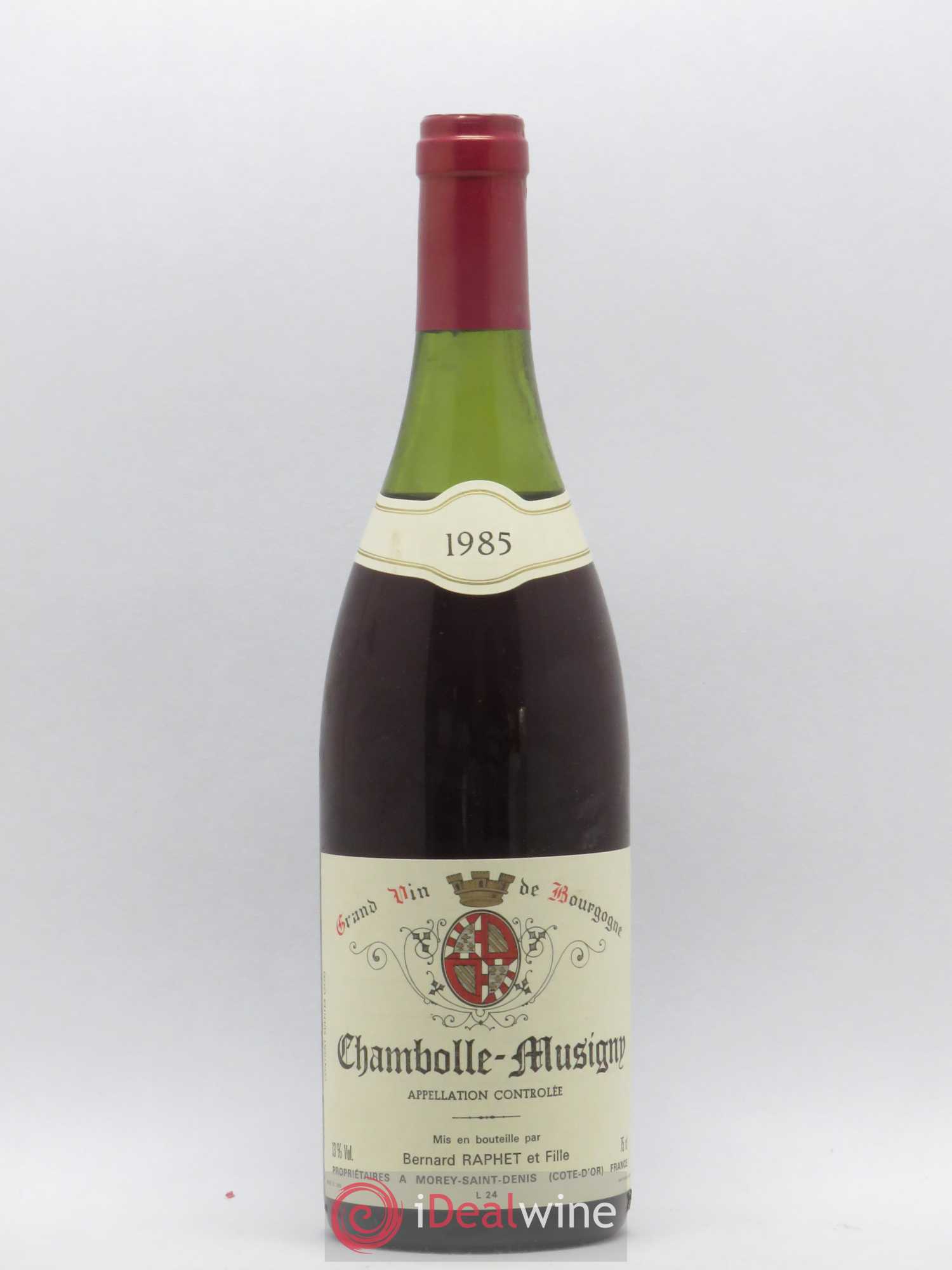 Chambolle-Musigny Bernard Raphet et Fille 1985 - Posten von 1 Flasche - 0