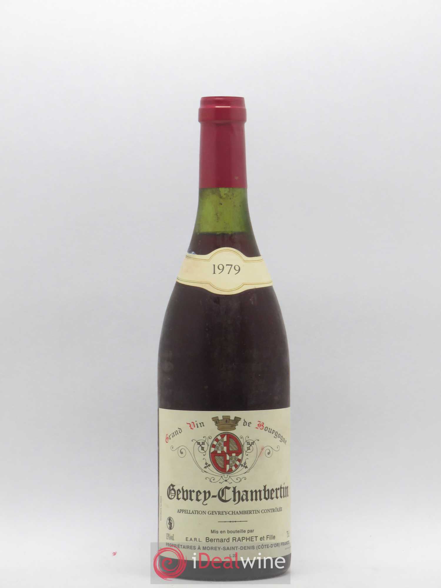 Gevrey-Chambertin Bernard Raphet et Fille 1979 - Posten von 1 Flasche - 0