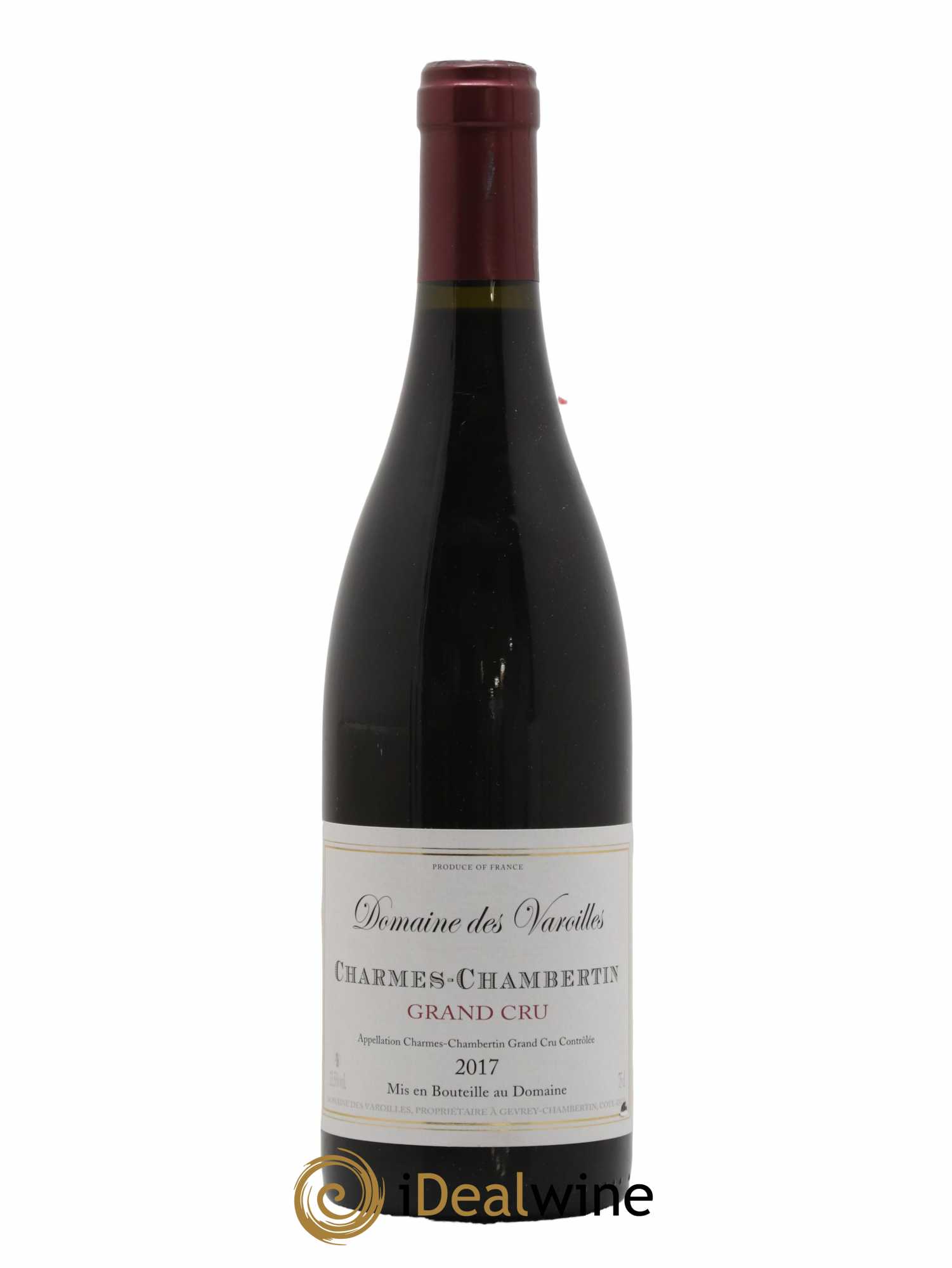 Charmes-Chambertin Grand Cru Varoilles (Domaine des) 2017 - Lot de 1 bouteille - 0