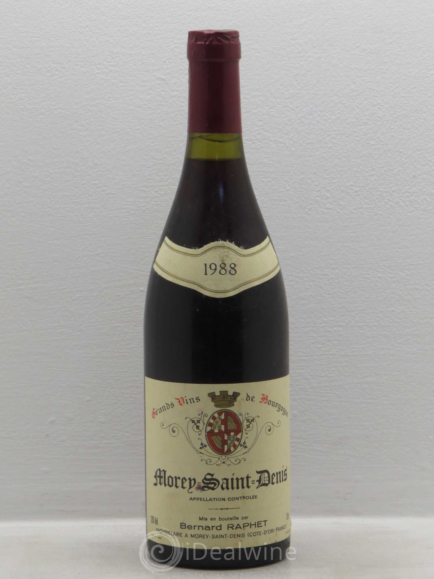 Morey-Saint-Denis B.Raphet 1988 - Lot de 1 bouteille - 0