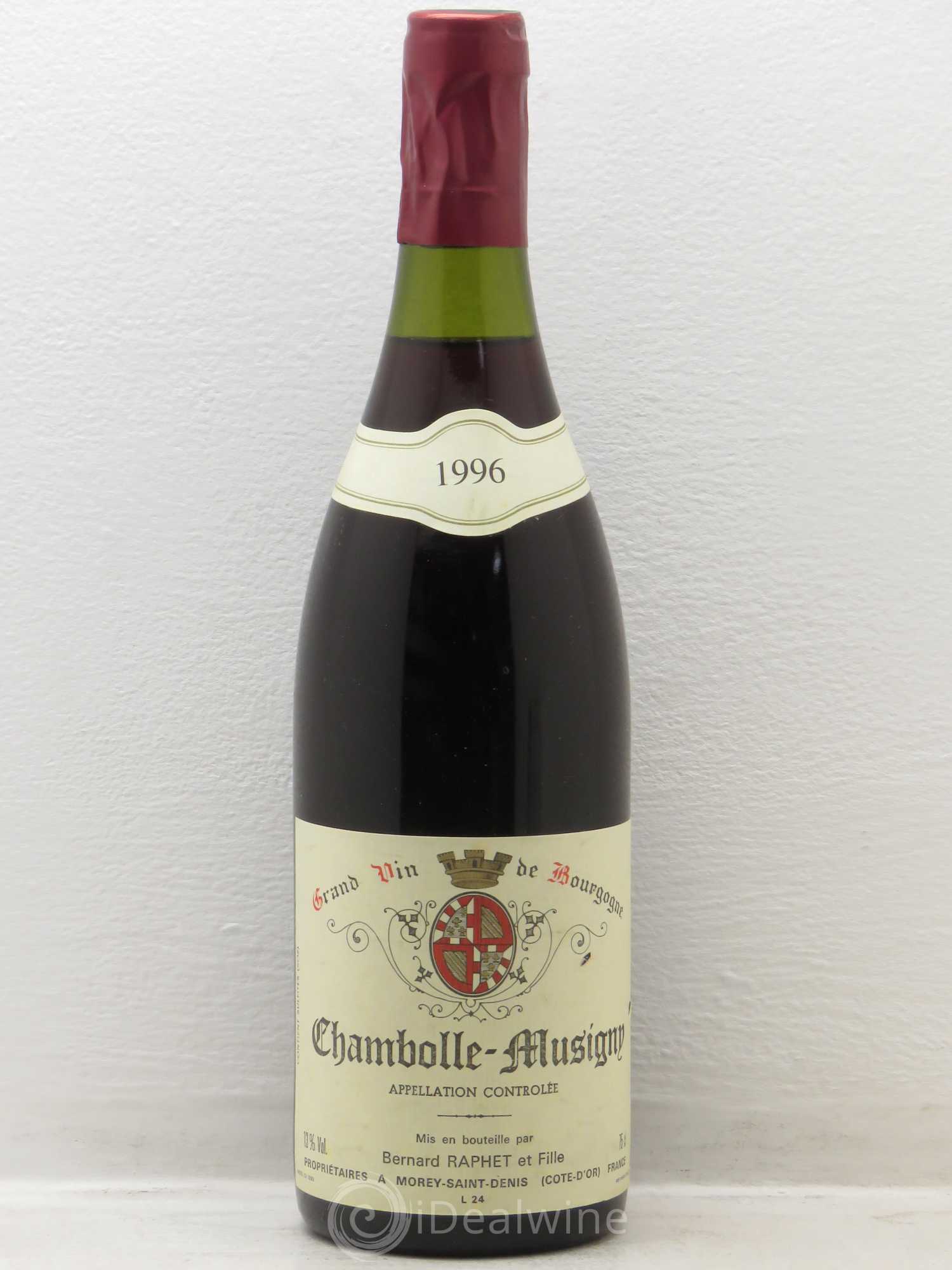 Chambolle-Musigny (sans prix de réserve) 1996 - Lot de 6 bouteilles - 0