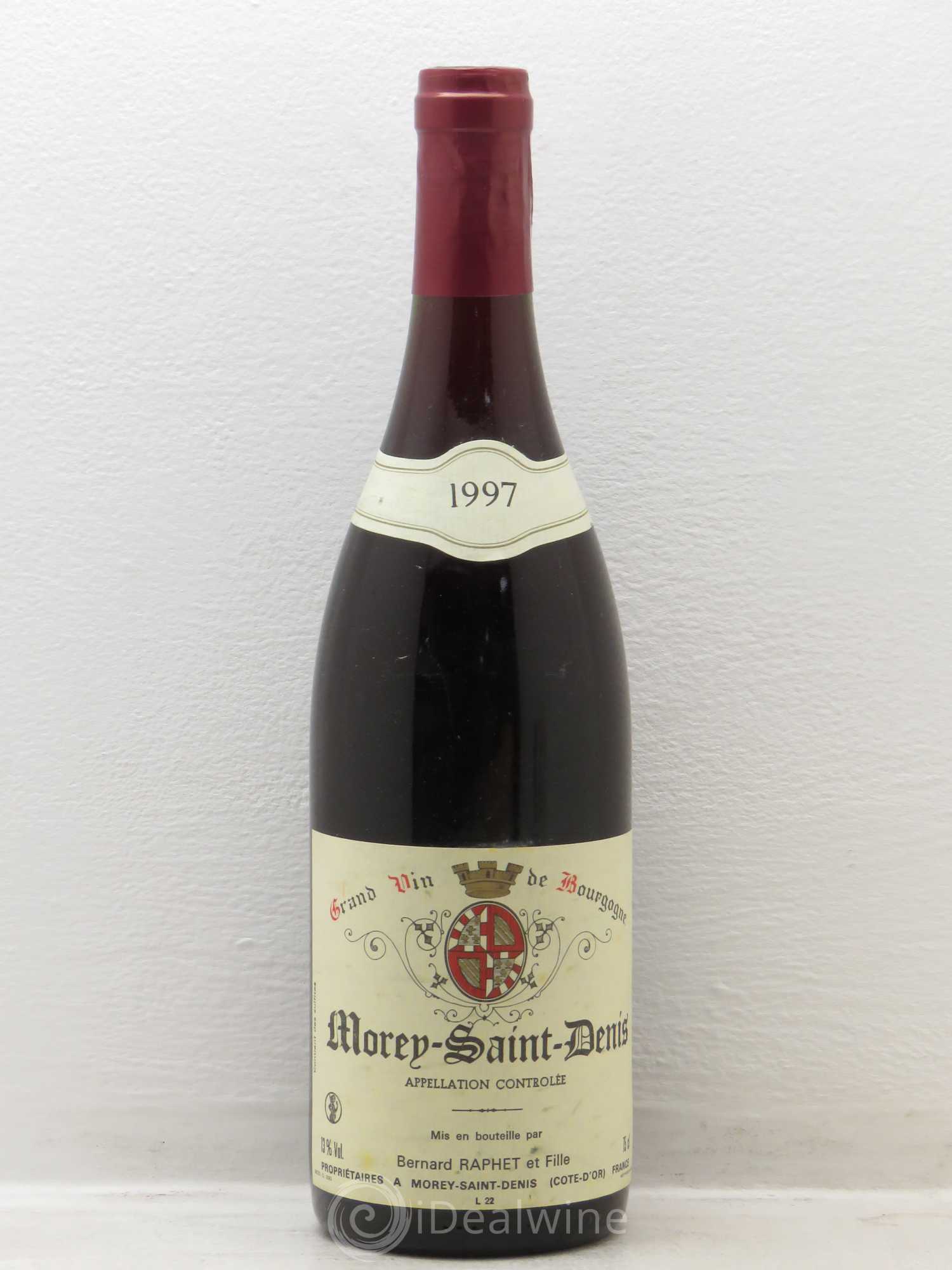 Morey-Saint-Denis Domaine Bernard Raphet (sans prix de réserve) 1997 - Posten von 6 Flaschen - 0