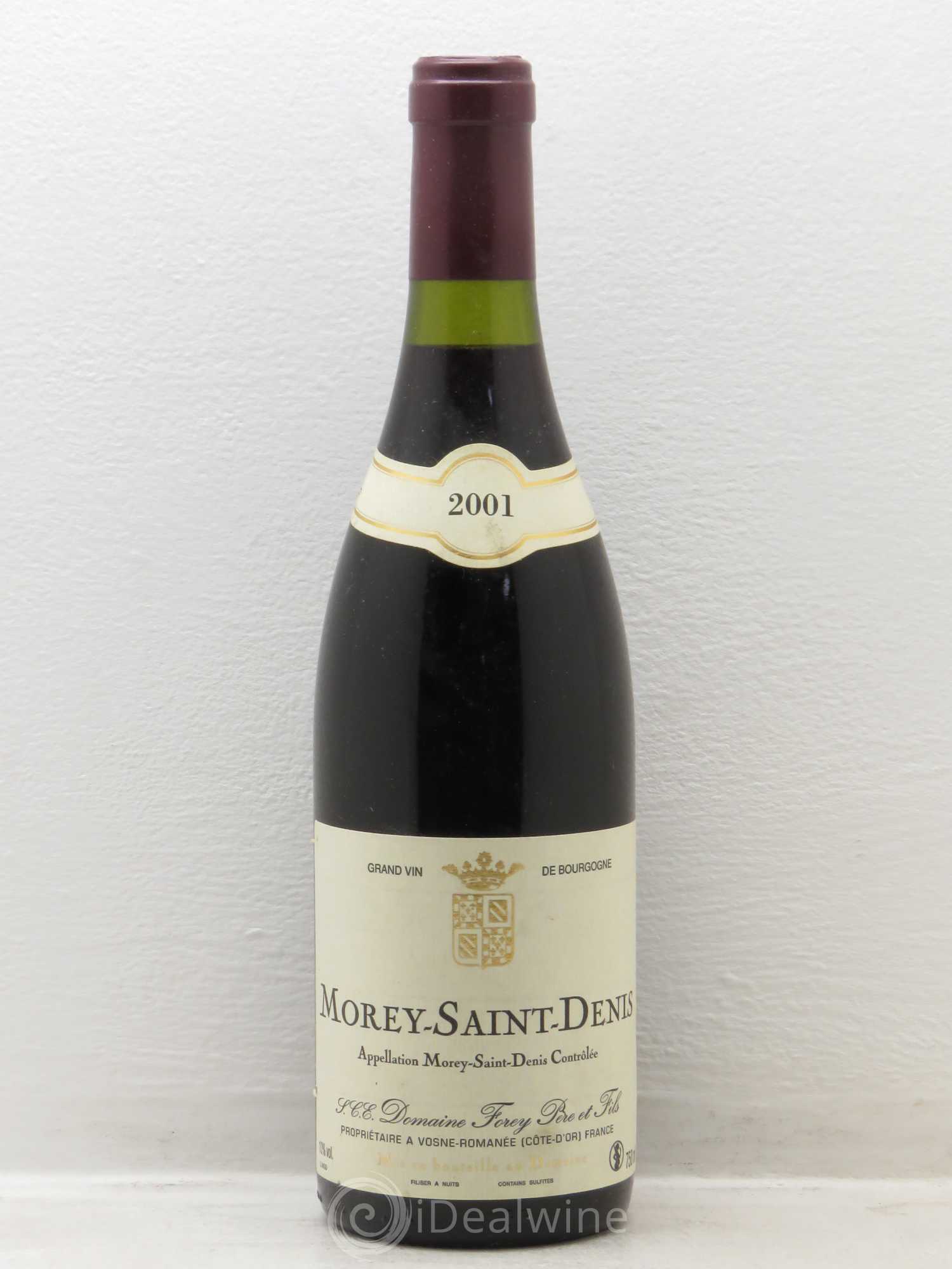 Morey-Saint-Denis Domaine Forey (sans prix de réserve) 2001 - Posten von 1 Flasche - 0