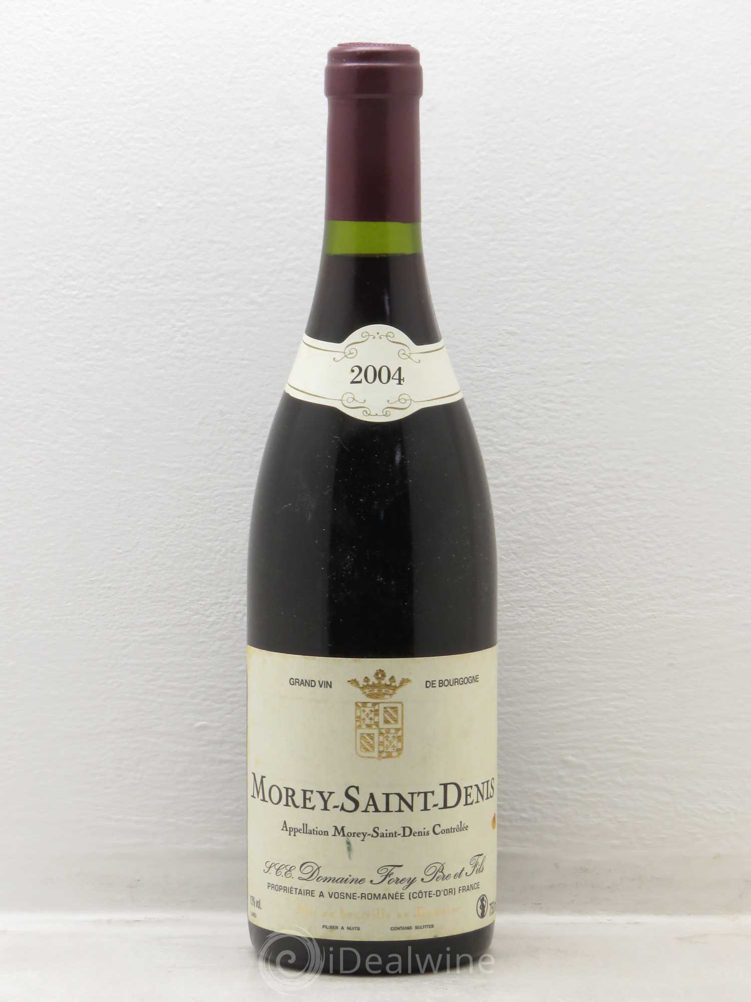 Morey-Saint-Denis Domaine Forey 2004 - Posten von 1 Flasche - 0