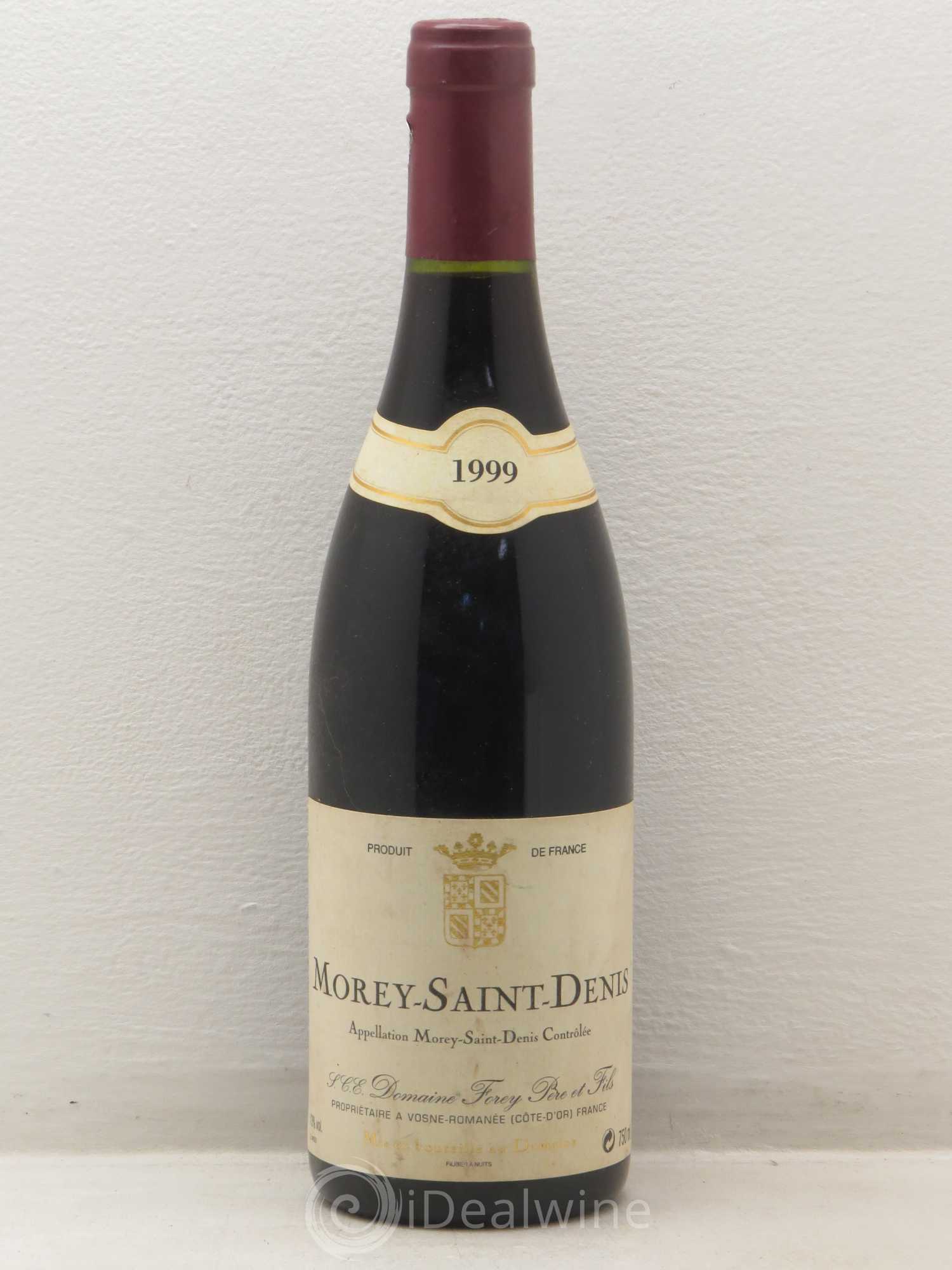 Morey-Saint-Denis Domaine Forey (sans prix de réserve) 1999 - Posten von 1 Flasche - 0