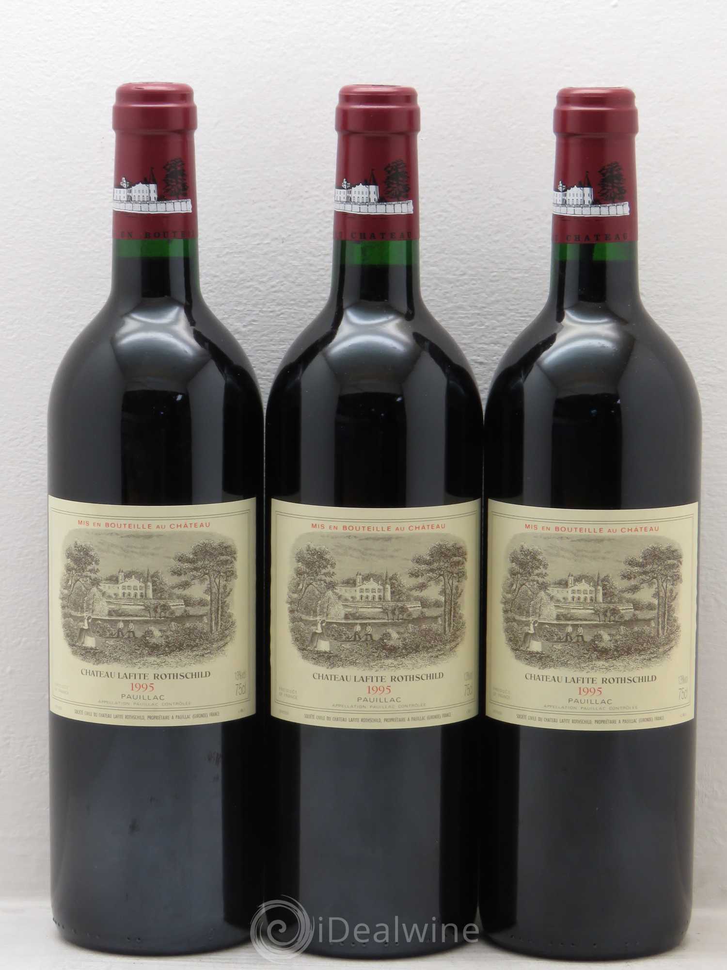 Château Lafite Rothschild 1er Grand Cru Classé 1995 - Lot de 12 bouteilles - 1