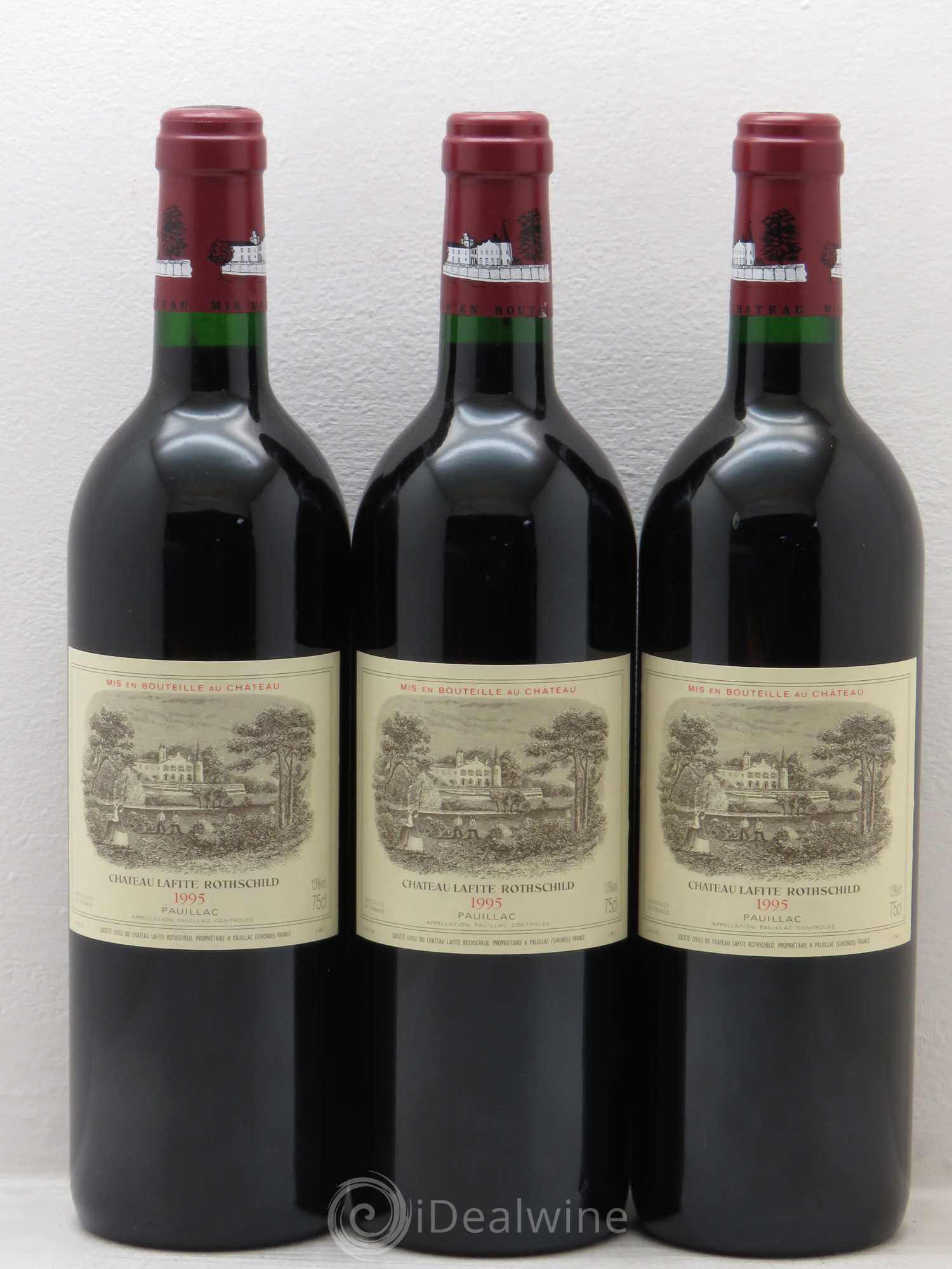 Château Lafite Rothschild 1er Grand Cru Classé 1995 - Lot de 12 bouteilles - 2