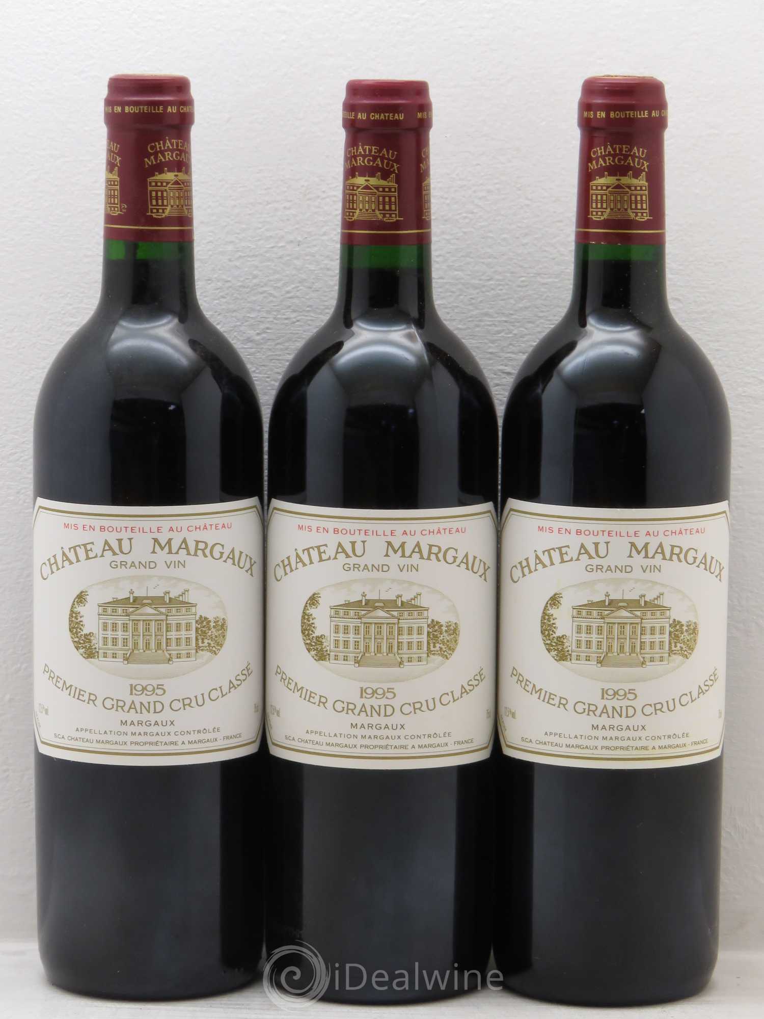 Château Margaux 1er Grand Cru Classé 1995 - Lot de 12 bouteilles - 1