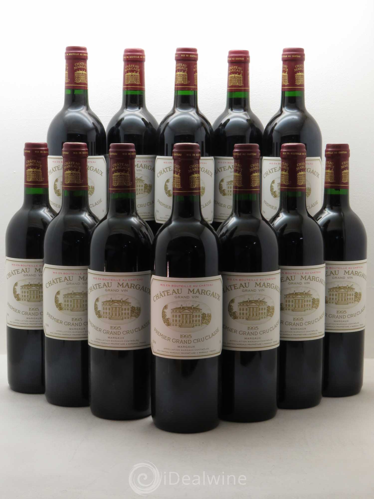 Château Margaux 1er Grand Cru Classé 1995 - Lot de 12 bouteilles - 0