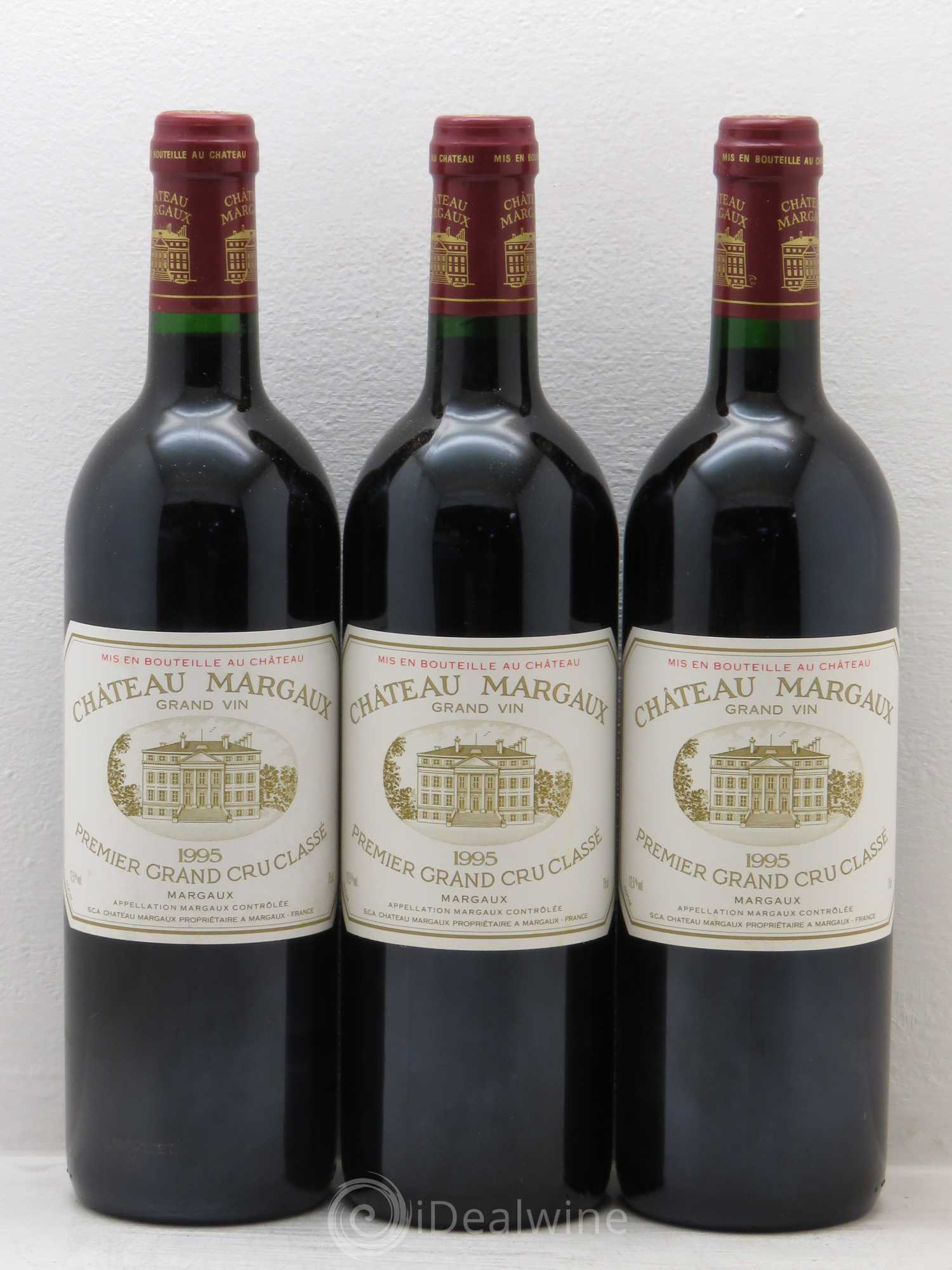 Château Margaux 1er Grand Cru Classé 1995 - Lot de 12 bouteilles - 1