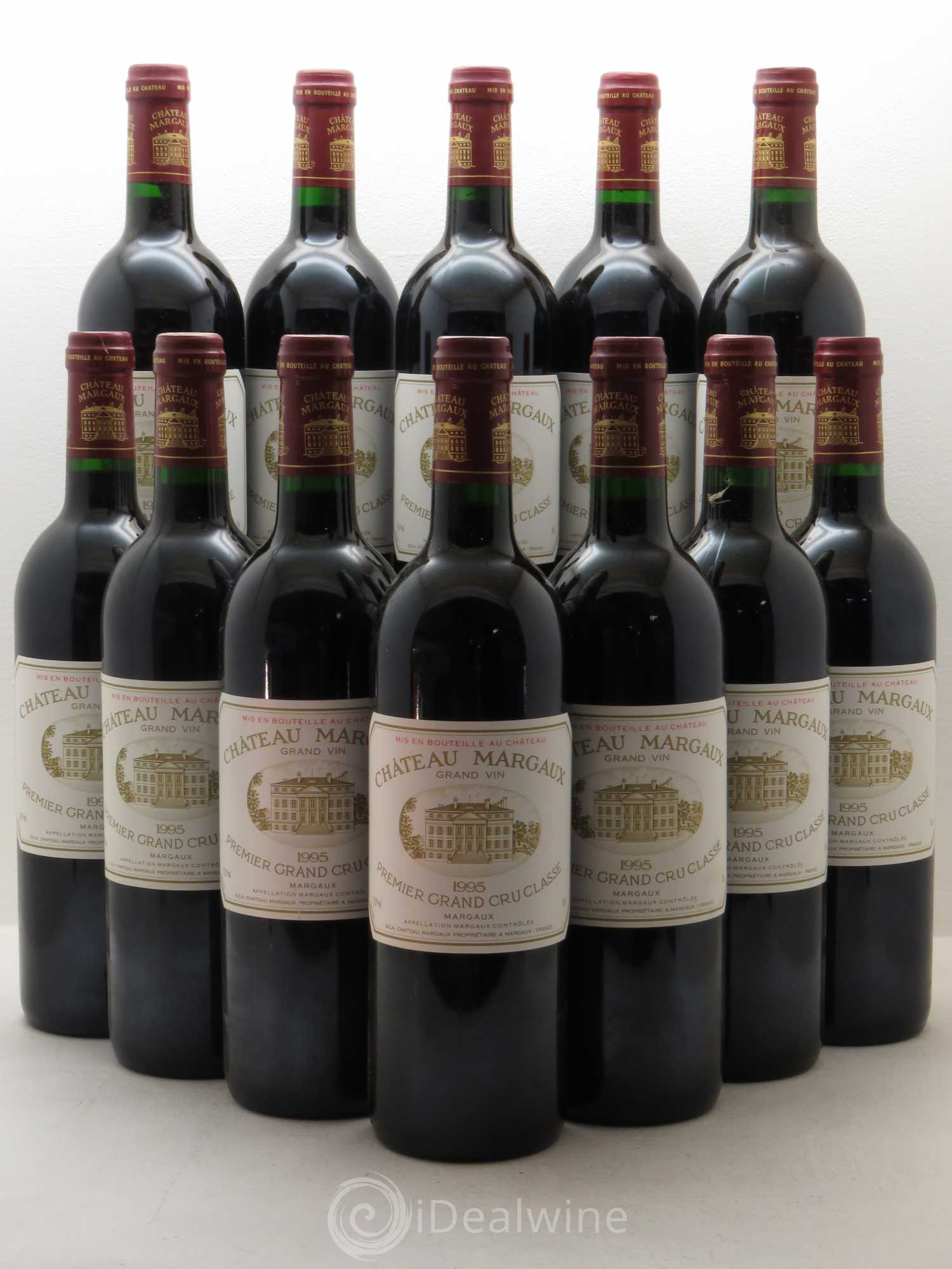 Château Margaux 1er Grand Cru Classé 1995 - Lot de 12 bouteilles - 0