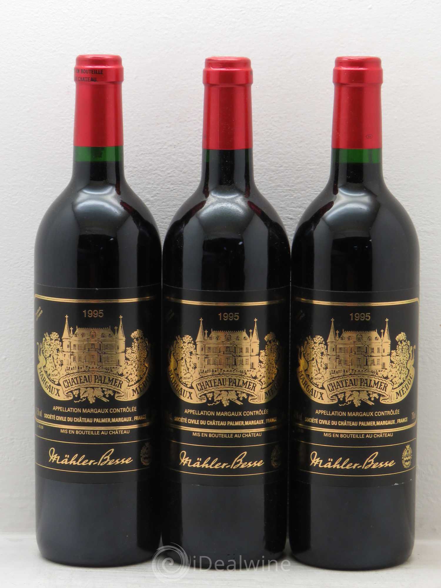 Château Palmer 3ème Grand Cru Classé 1995 - Lot de 12 bouteilles - 1