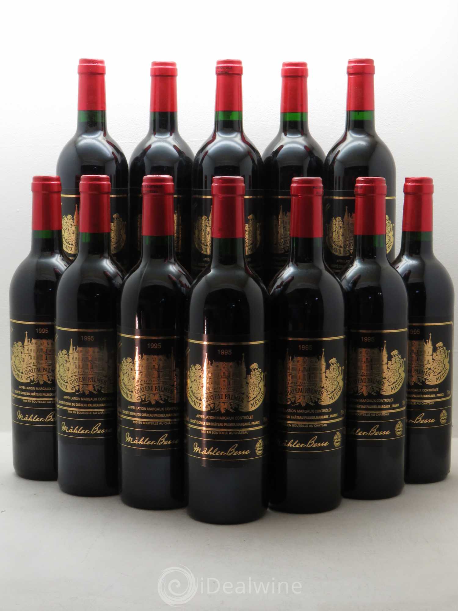 Château Palmer 3ème Grand Cru Classé 1995 - Lot de 12 bouteilles - 0