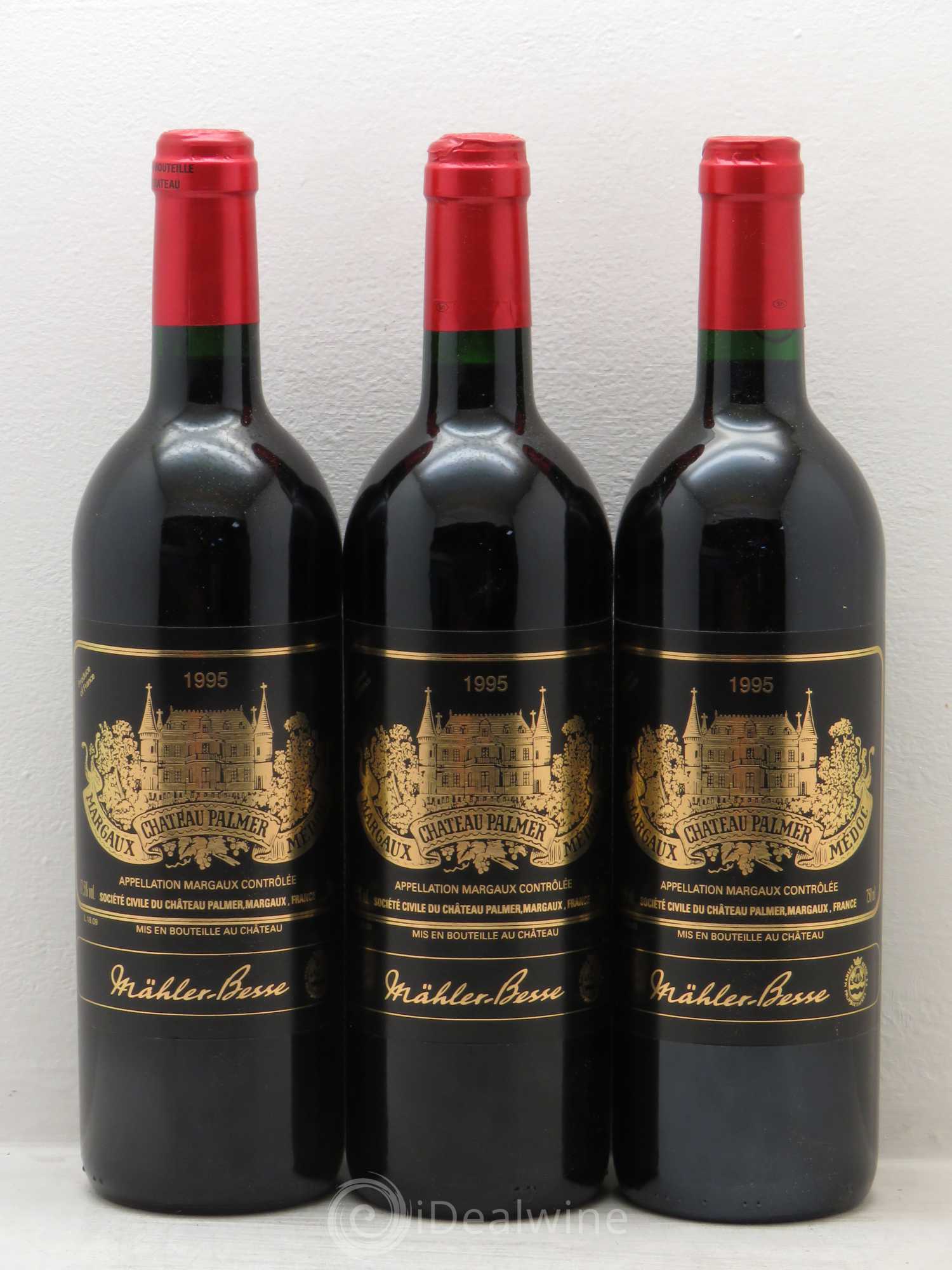Château Palmer 3ème Grand Cru Classé 1995 - Lot de 12 bouteilles - 1