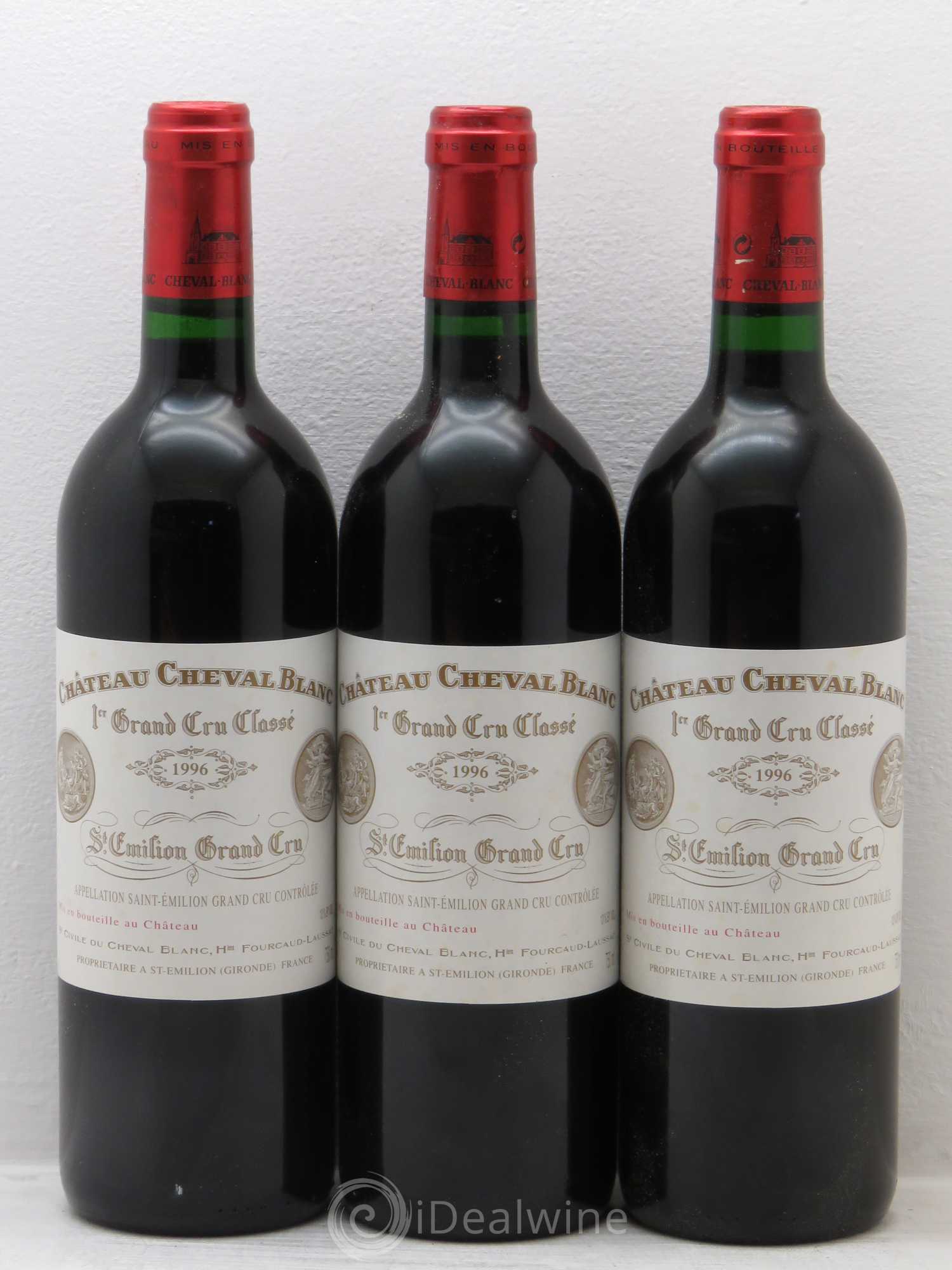 Château Cheval Blanc 1er Grand Cru Classé A 1996 - Lot de 12 bouteilles - 2