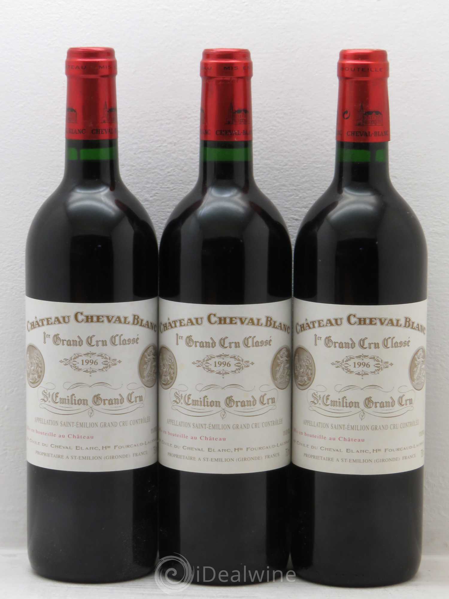 Château Cheval Blanc 1er Grand Cru Classé A 1996 - Lot de 12 bouteilles - 3