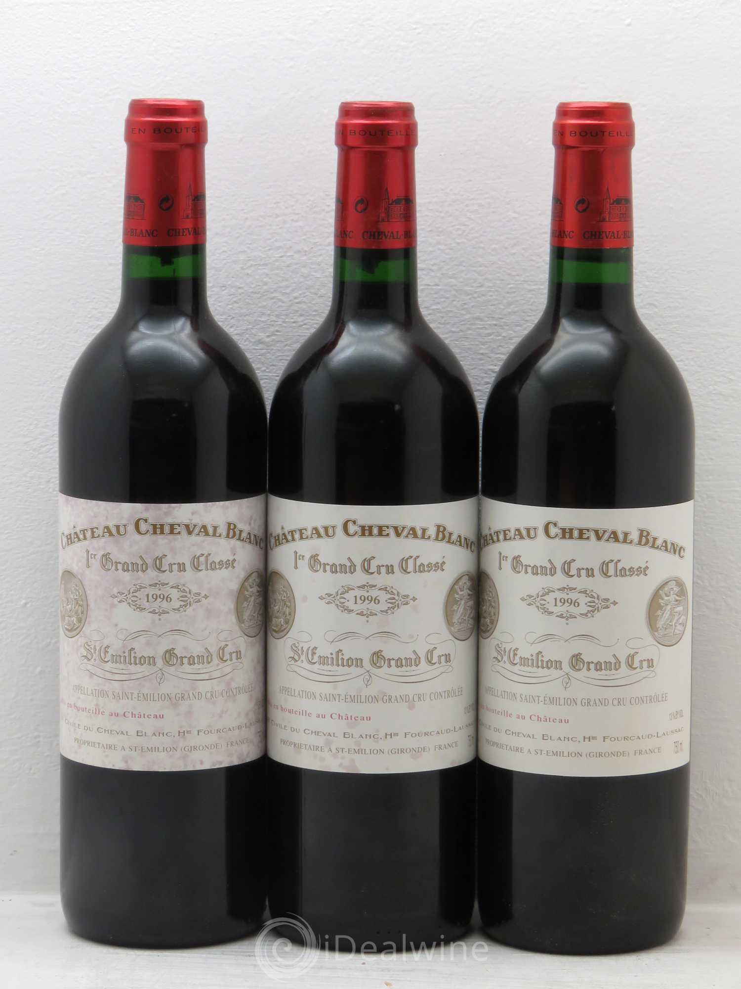 Château Cheval Blanc 1er Grand Cru Classé A 1996 - Lot de 12 bouteilles - 3