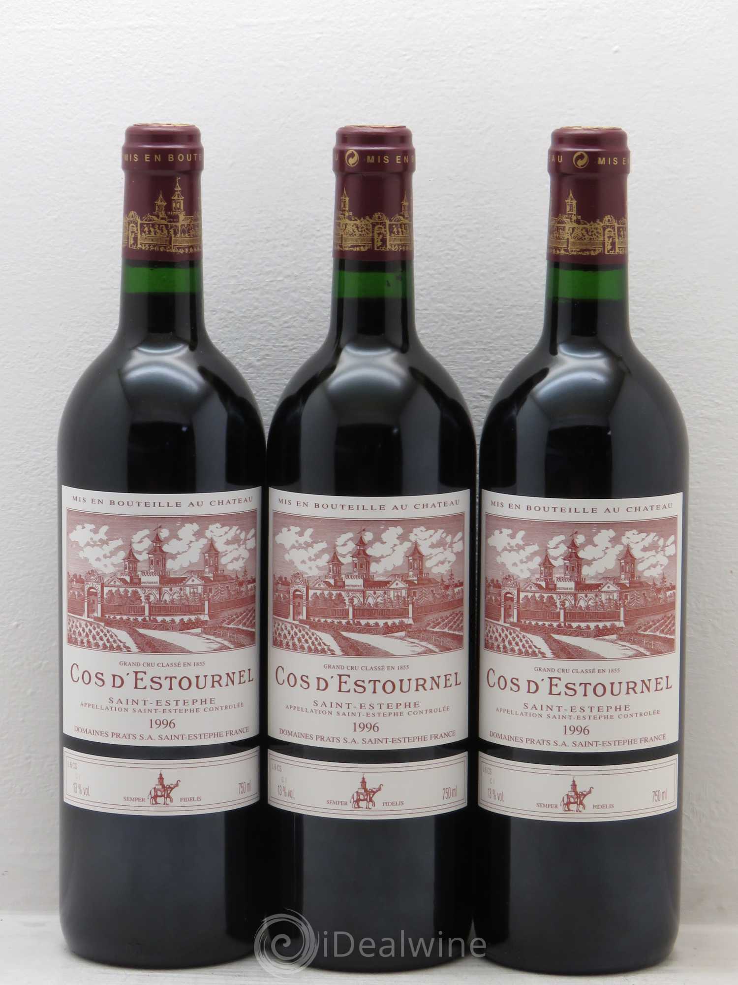 Cos d'Estournel 2ème Grand Cru Classé 1996 - Lot de 12 bouteilles - 2