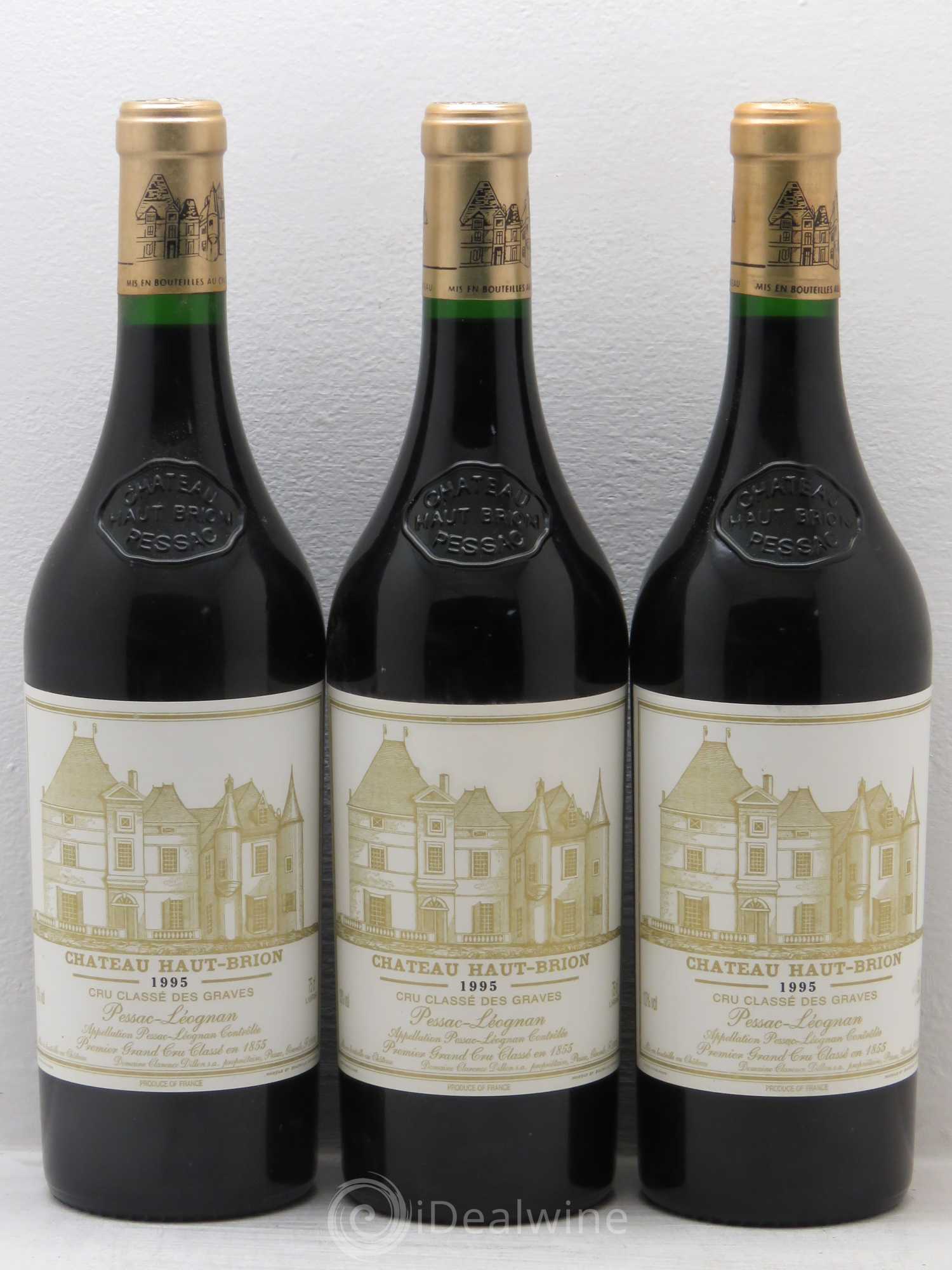 Château Haut Brion 1er Grand Cru Classé 1995 - Lot de 12 bouteilles - 1