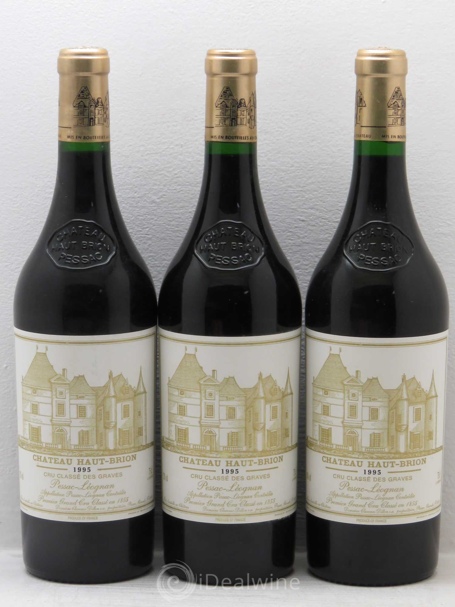 Château Haut Brion 1er Grand Cru Classé 1995 - Lot de 12 bouteilles - 2