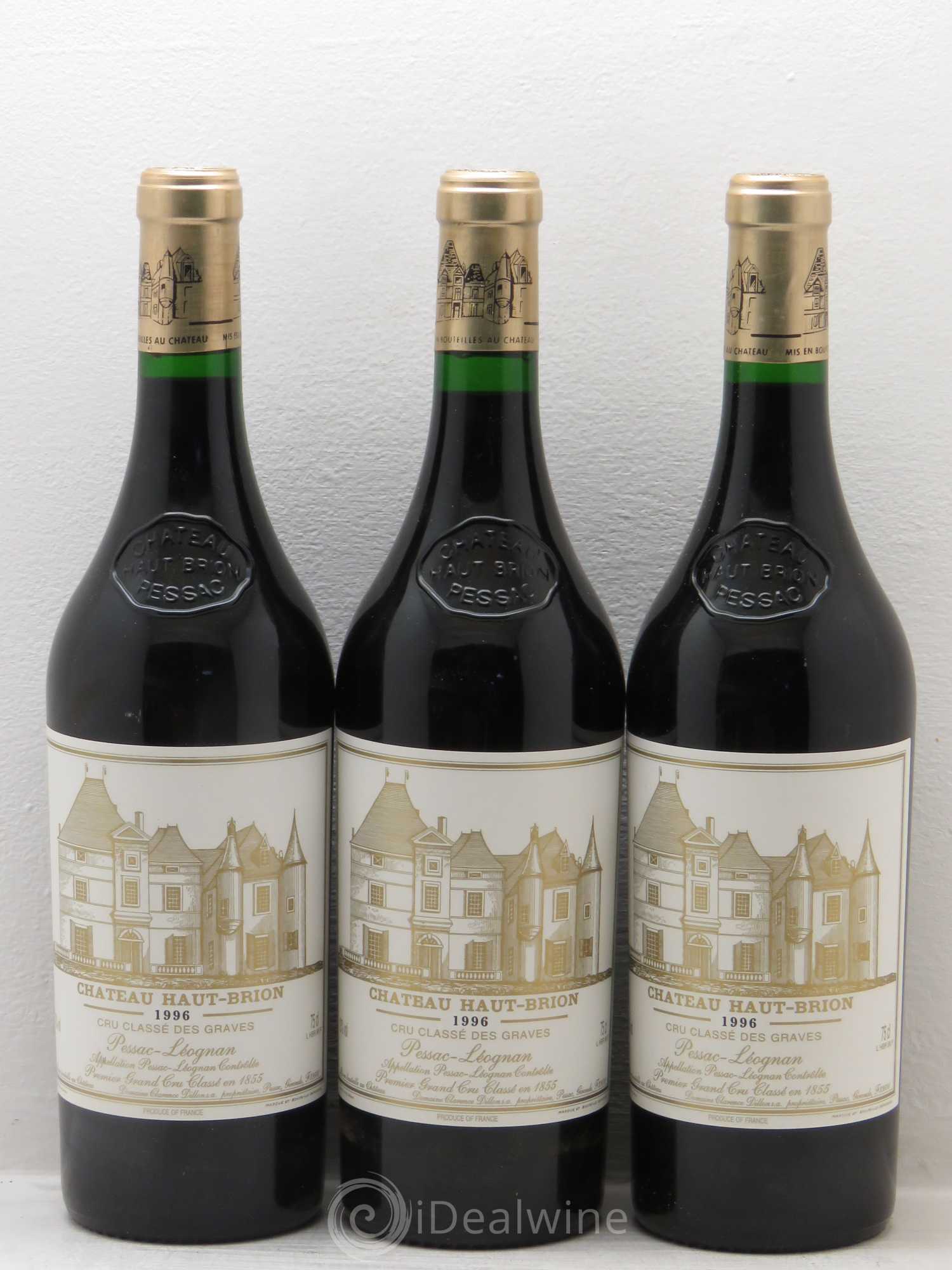 Château Haut Brion 1er Grand Cru Classé 1996 - Lot de 12 bouteilles - 1