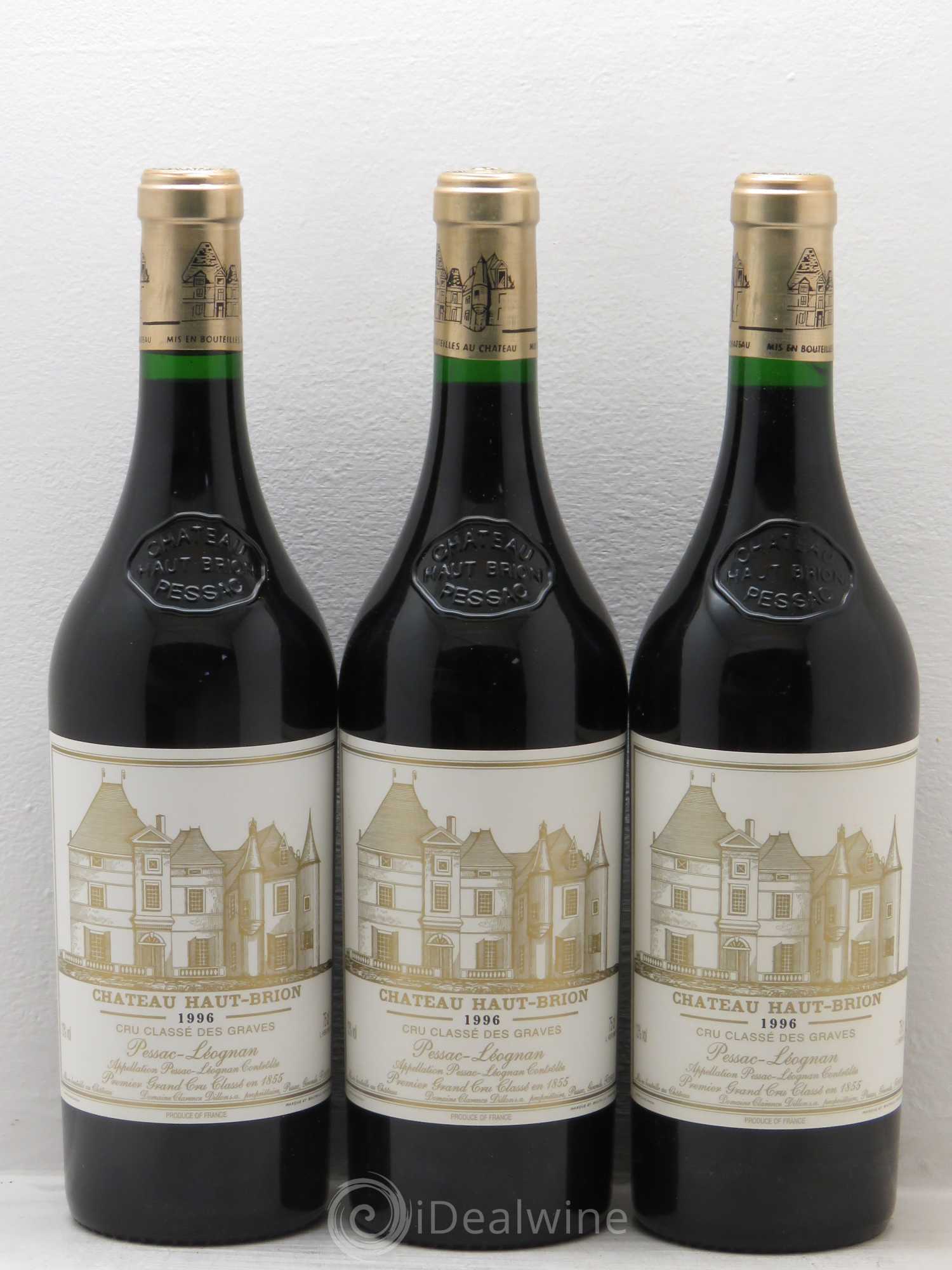 Château Haut Brion 1er Grand Cru Classé 1996 - Lot de 12 bouteilles - 2