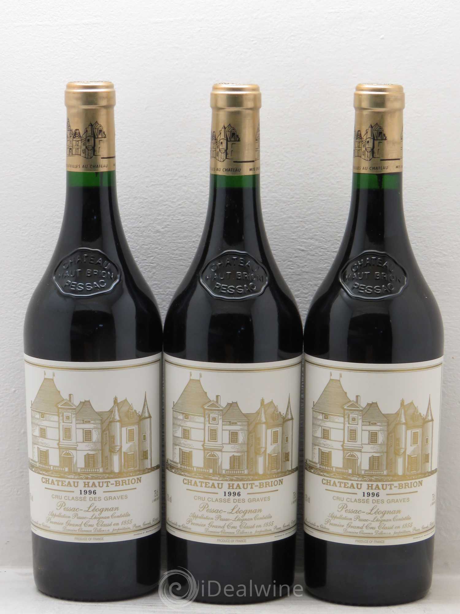 Château Haut Brion 1er Grand Cru Classé 1996 - Lot de 12 bouteilles - 3