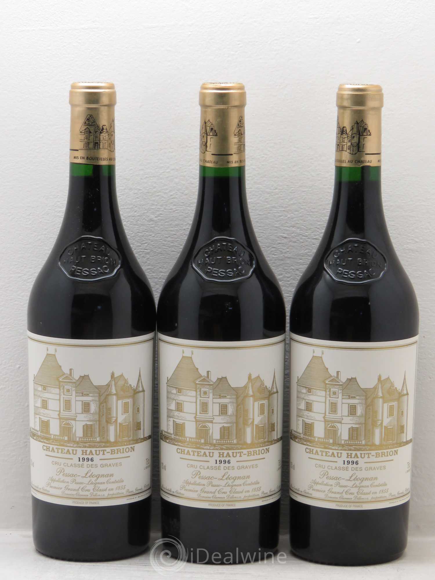 Château Haut Brion 1er Grand Cru Classé 1996 - Lot de 6 bouteilles - 2