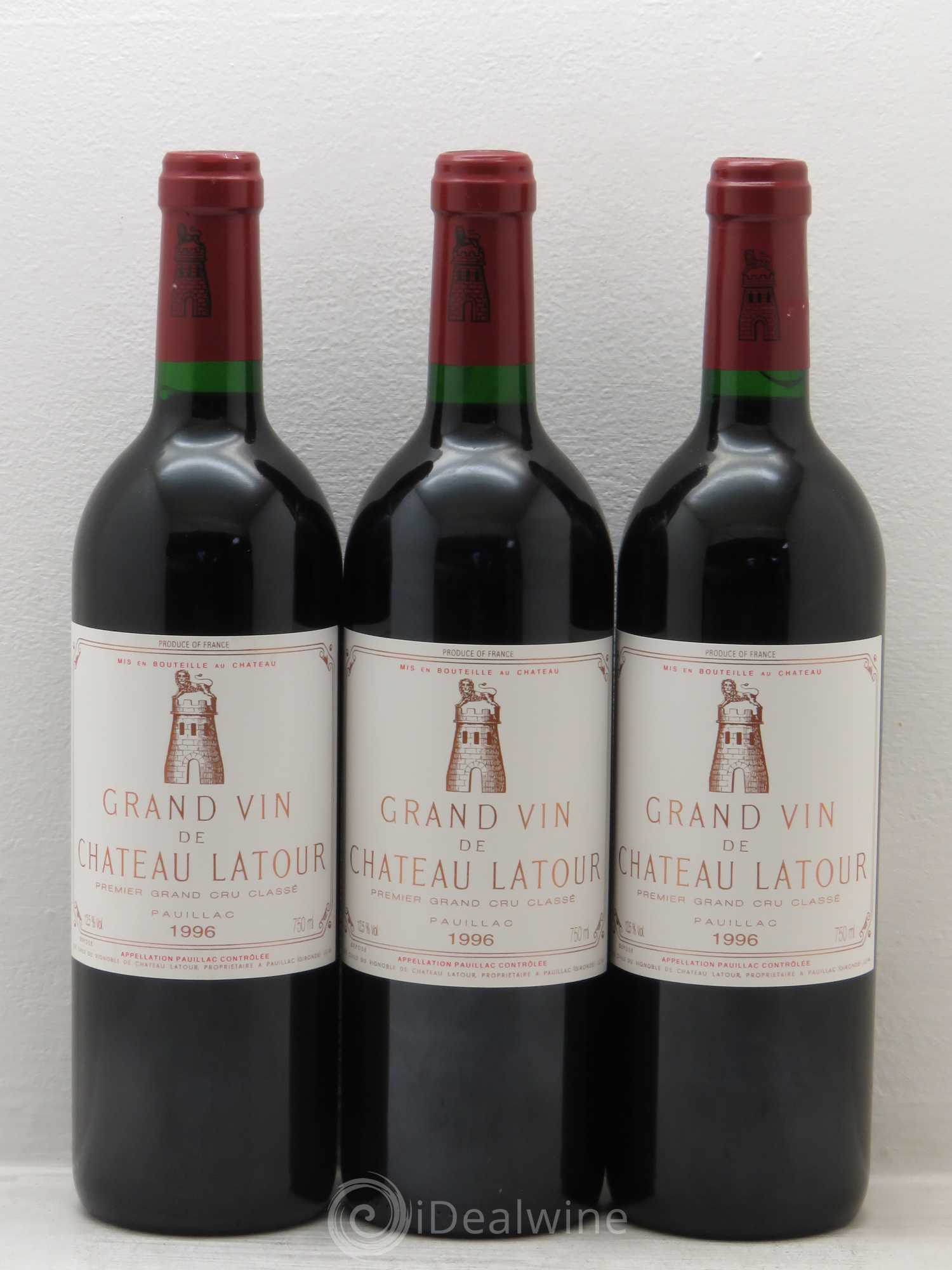 Château Latour 1er Grand Cru Classé 1996 - Lot de 12 bouteilles - 2
